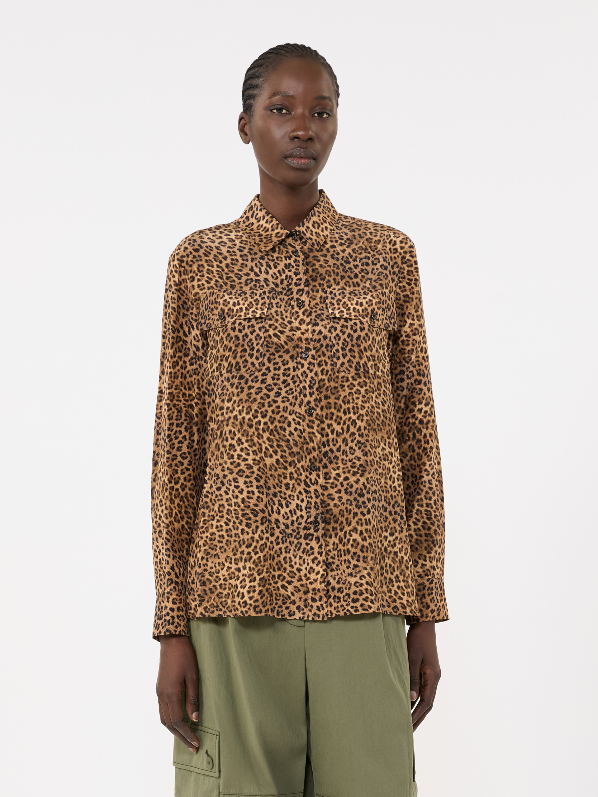 Printed silk pocket shirt - Weekend Max Mara - 2
