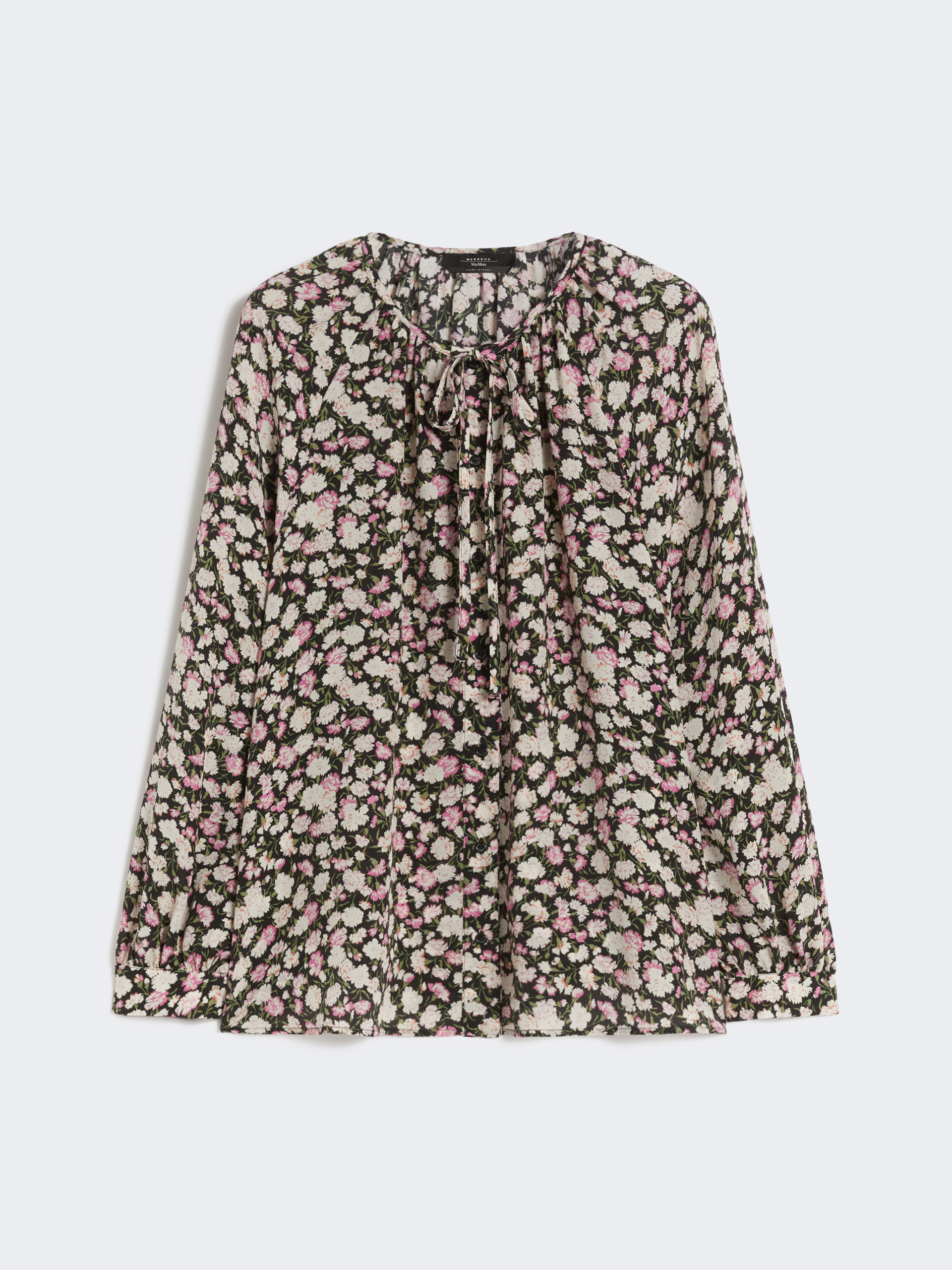 Printed silk shirt - PINK - Weekend Max Mara - 5
