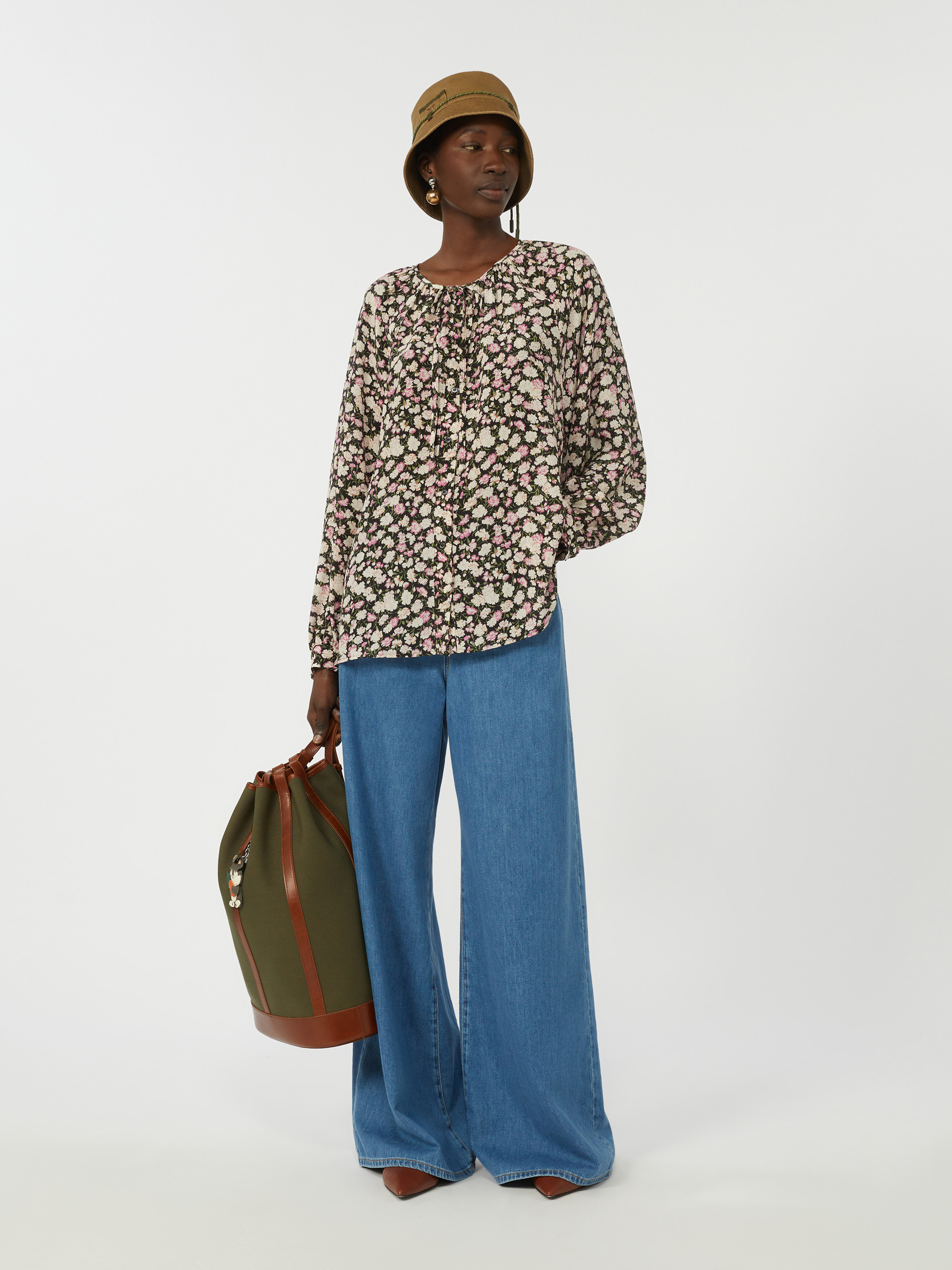 Printed silk shirt - PINK - Weekend Max Mara