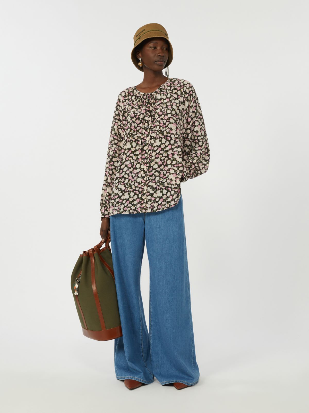 Printed silk shirt - PINK - Weekend