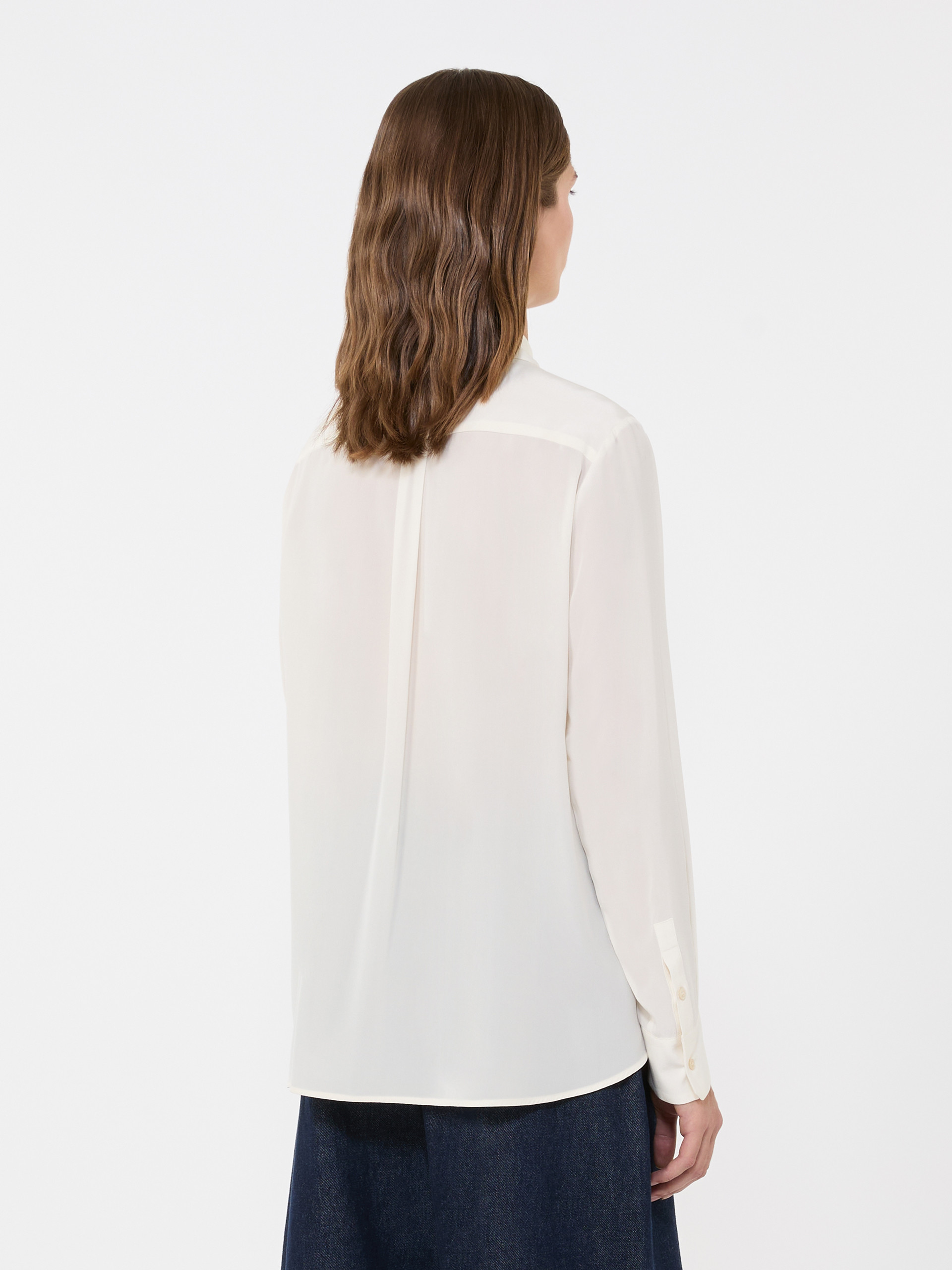 Silk crepe de chine shirt - Weekend Max Mara - 3