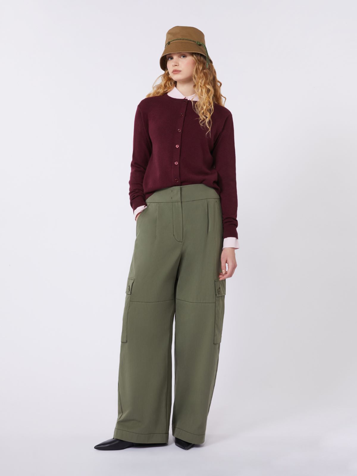 Silk crepe de chine shirt - PINK - Weekend