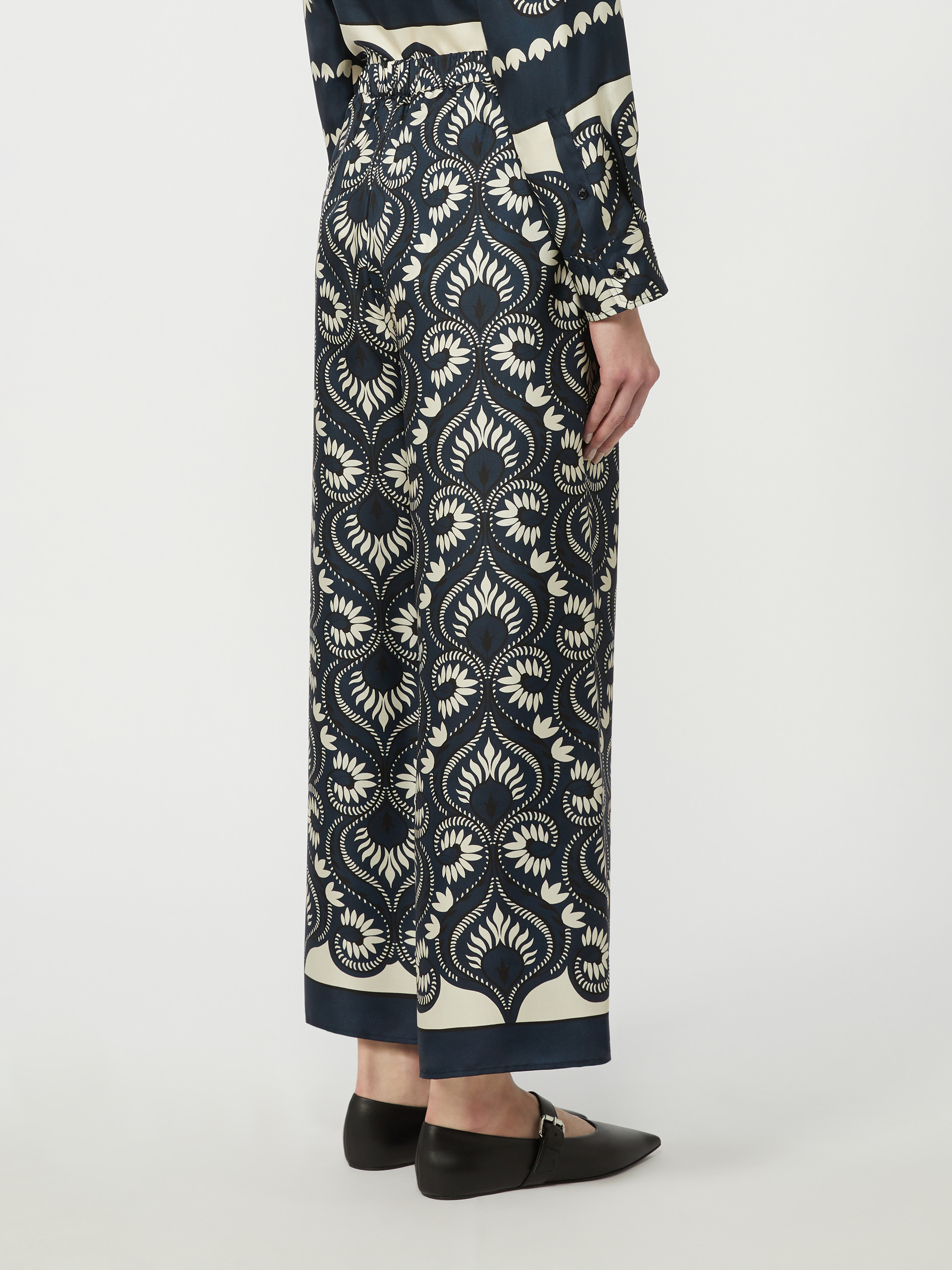 Fluid printed silk trousers - Weekend Max Mara - 2
