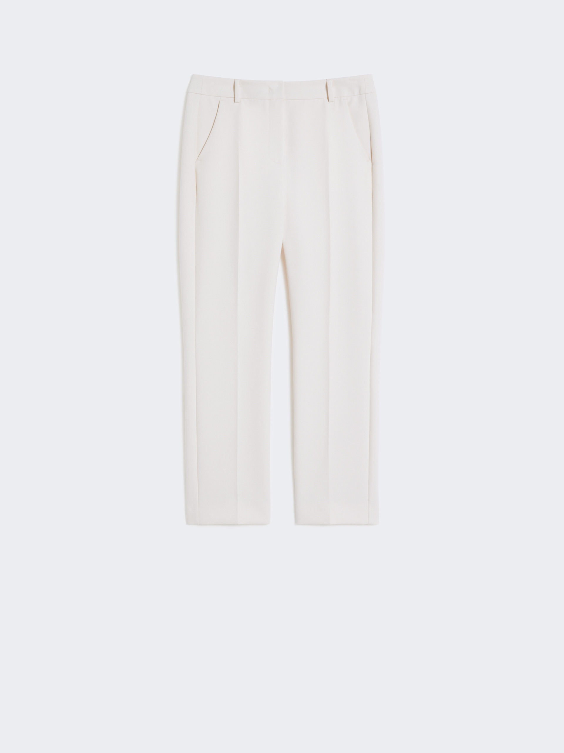 Double-faced viscose canvas trousers - IVORY - Weekend Max Mara - 4