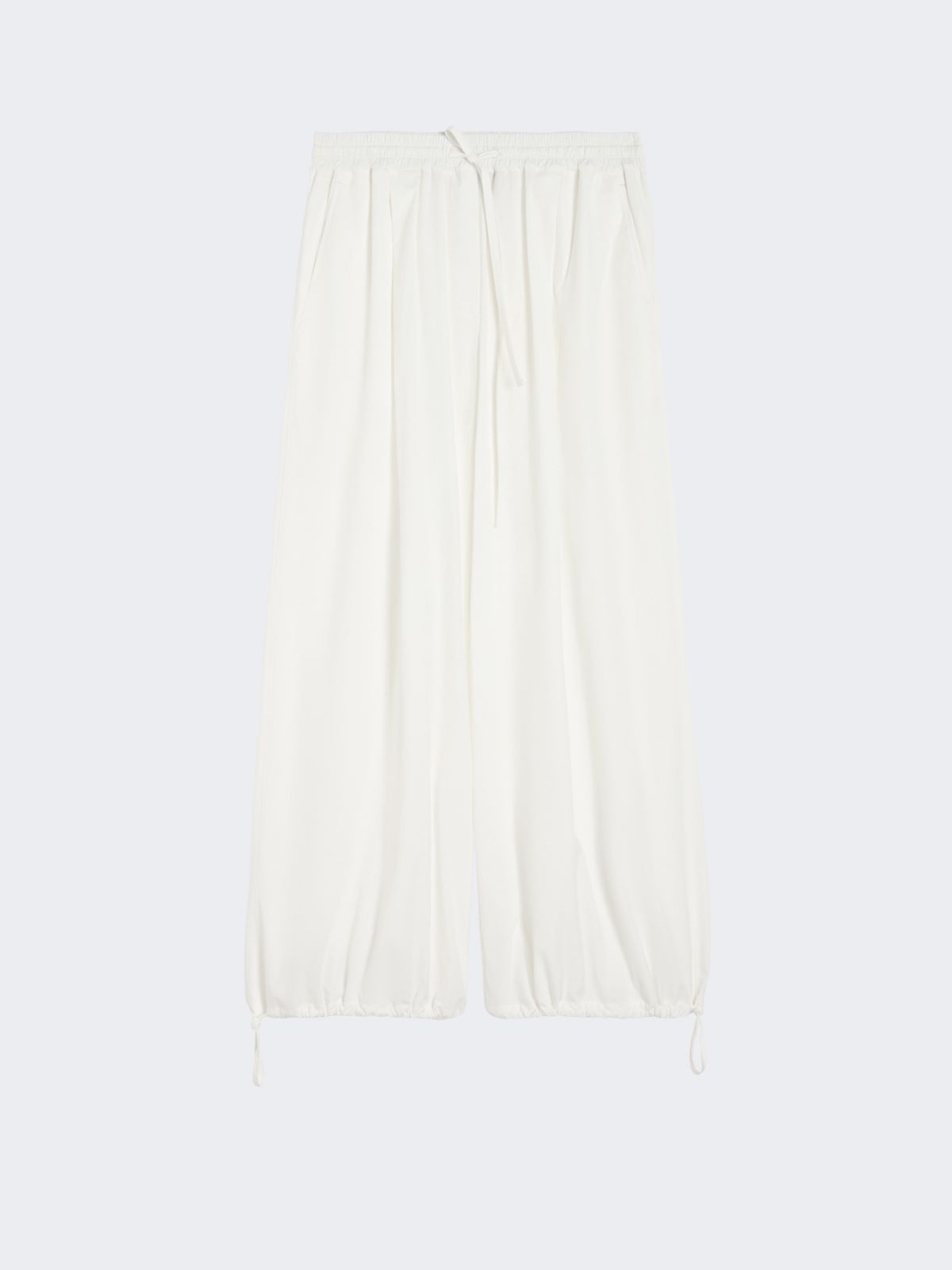 Cotton baggy trousers - IVORY - Weekend - 5