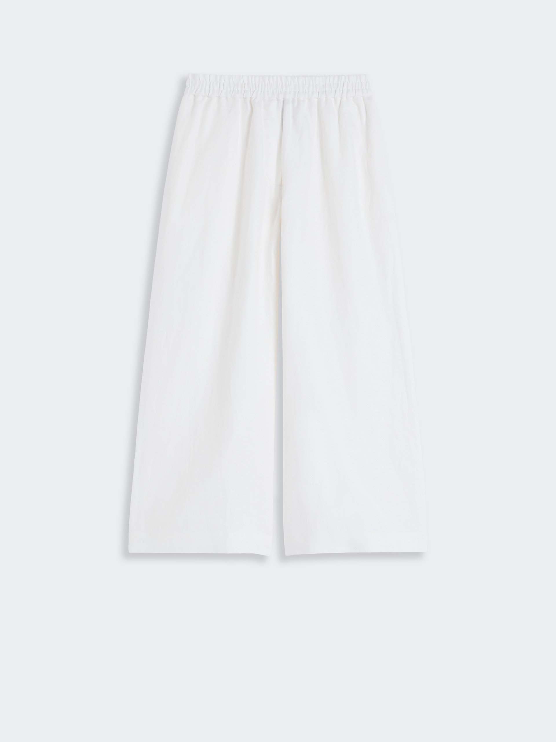 Wide-leg linen trousers - WHITE - Weekend Max Mara - 4