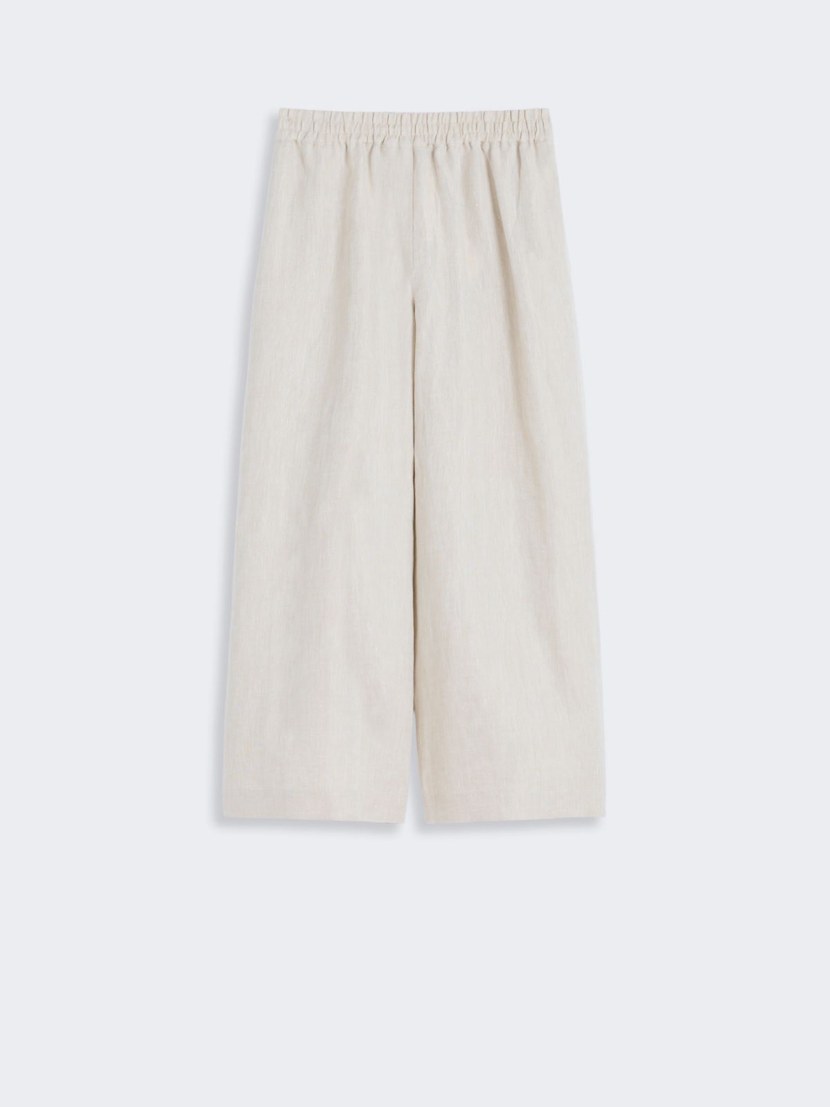 Wide-leg linen trousers - ECRU - Weekend - 5