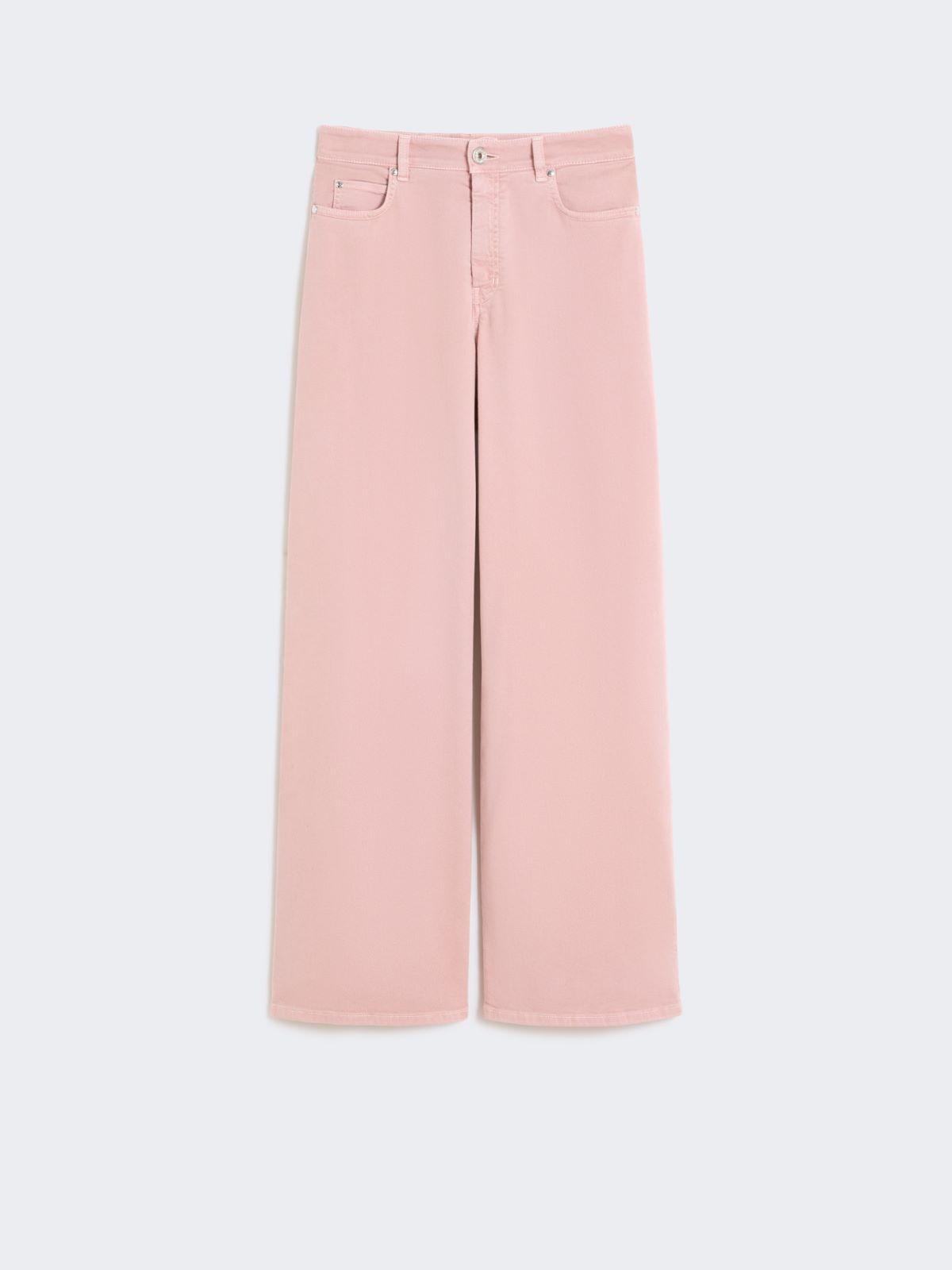 Cotton drill wide-leg trousers - PINK - Weekend - 5