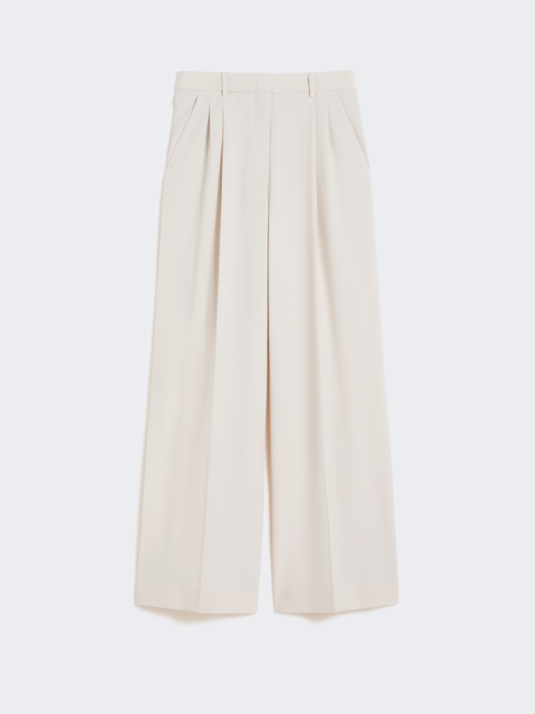 Wool-blend trousers - IVORY - Weekend - 2