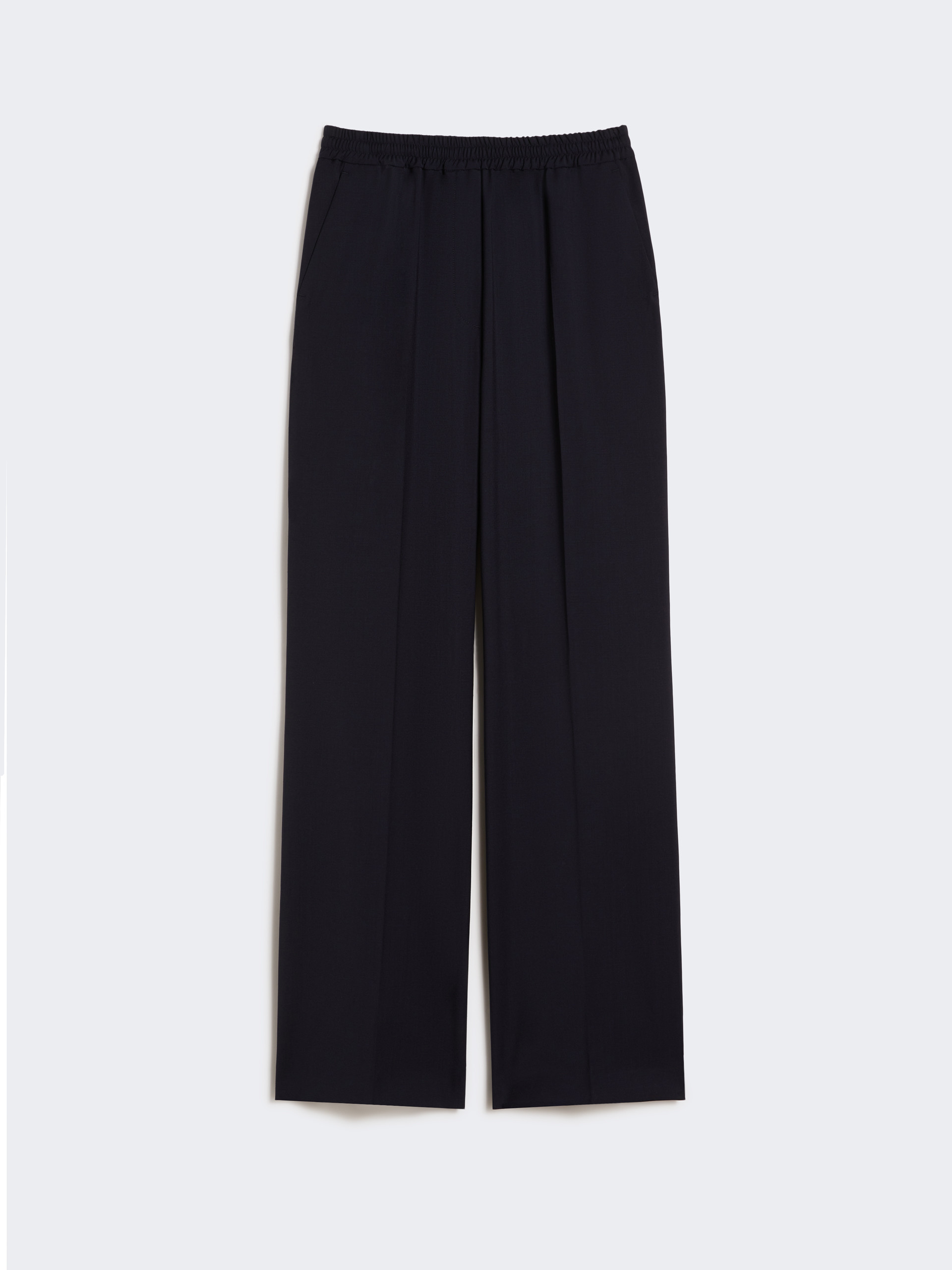 Pure woollen cloth trousers - NAVY - Weekend Max Mara - 4