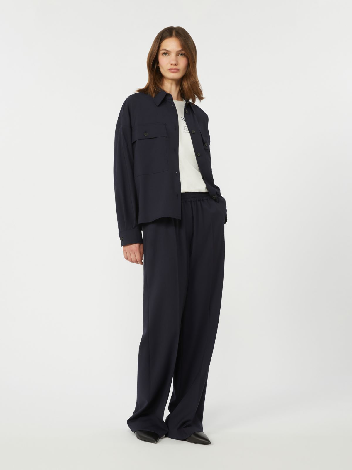 Pure woollen cloth trousers - NAVY - Weekend