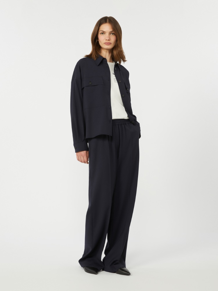 Pure woollen cloth trousers - NAVY - Weekend