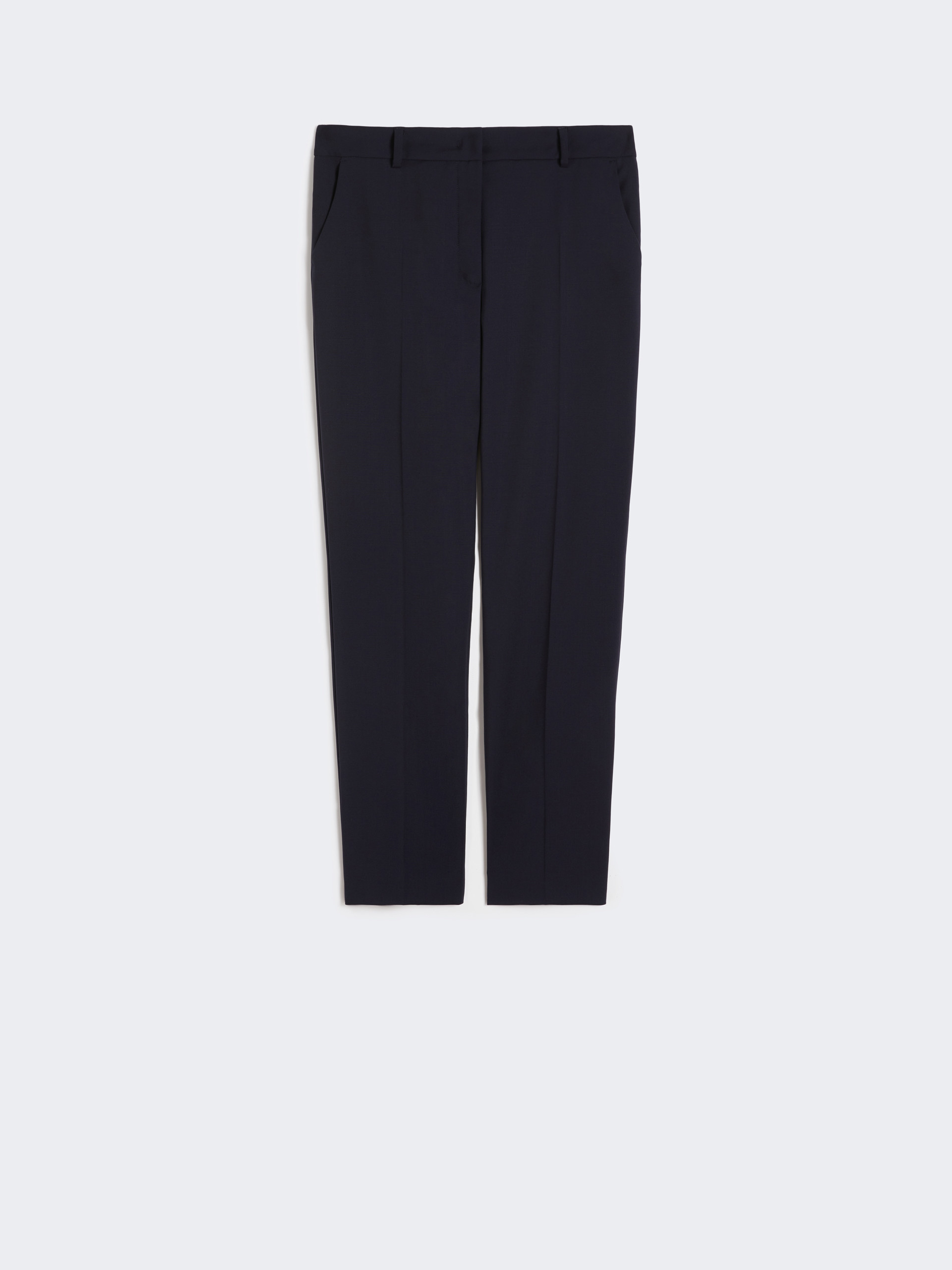Stretch wool cigarette trousers - NAVY - Weekend Max Mara - 4