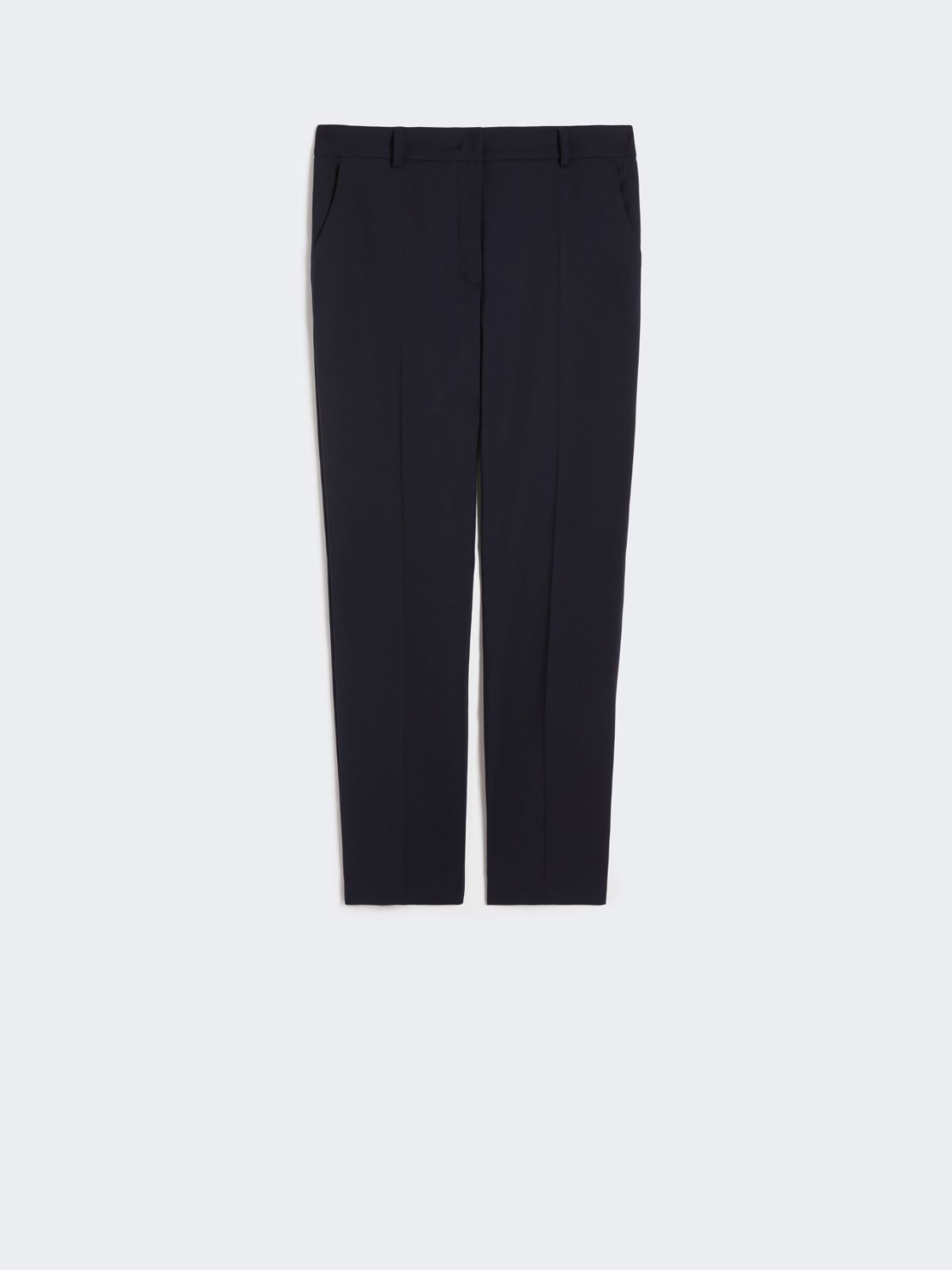 Stretch wool cigarette trousers - NAVY - Weekend - 4
