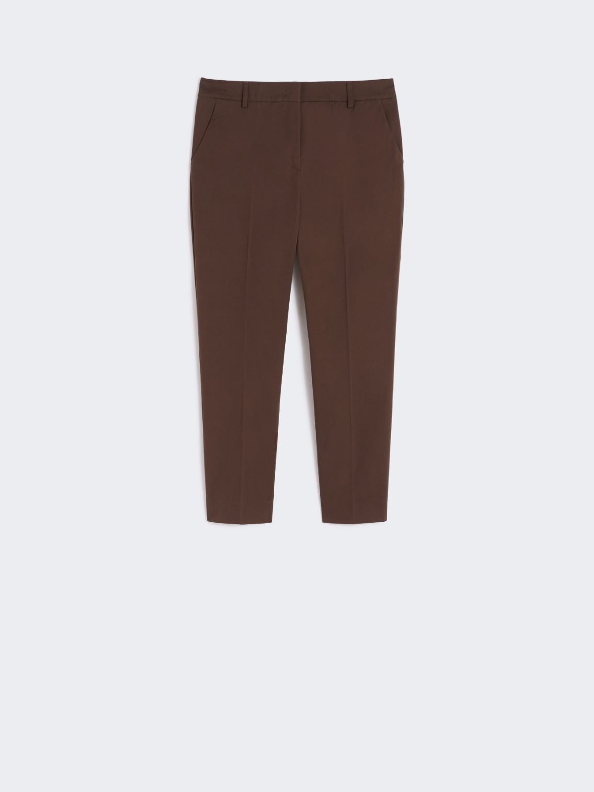 Pantalone slim fit in cotone stretch - CIOCCOLATO - Weekend - 4