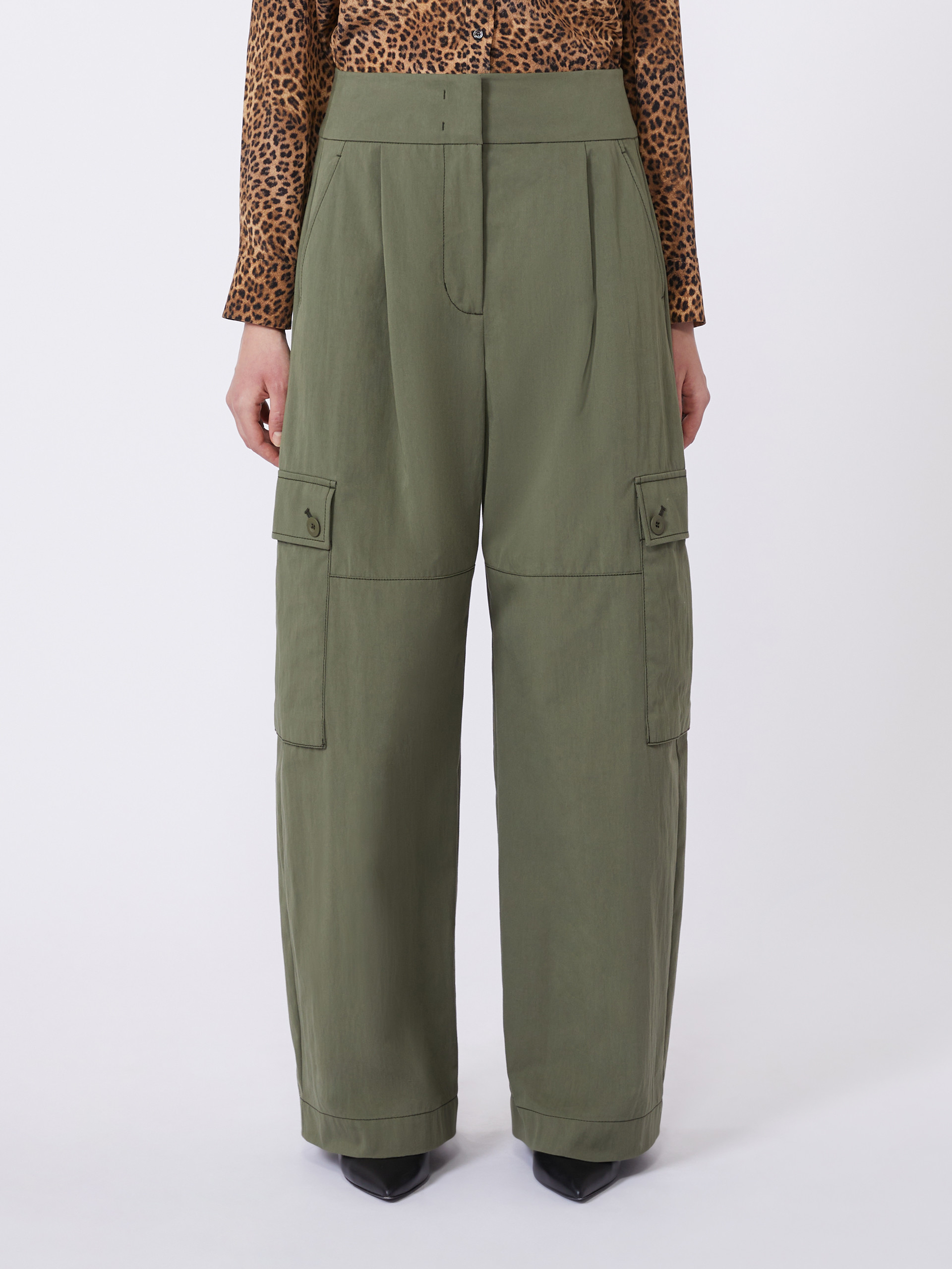 Cotton gabardine trousers - Weekend Max Mara - 2