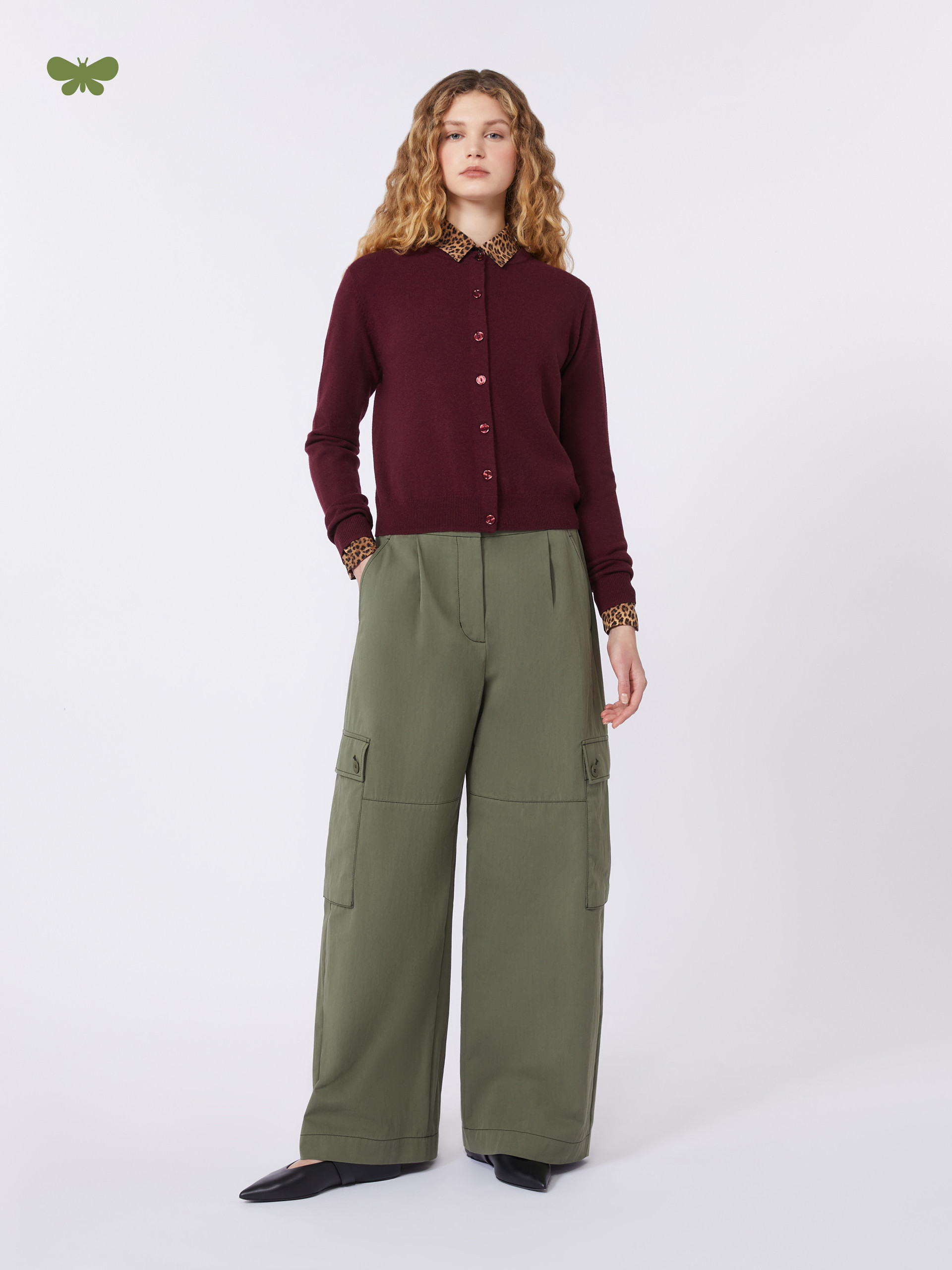Cotton gabardine trousers - Weekend Max Mara