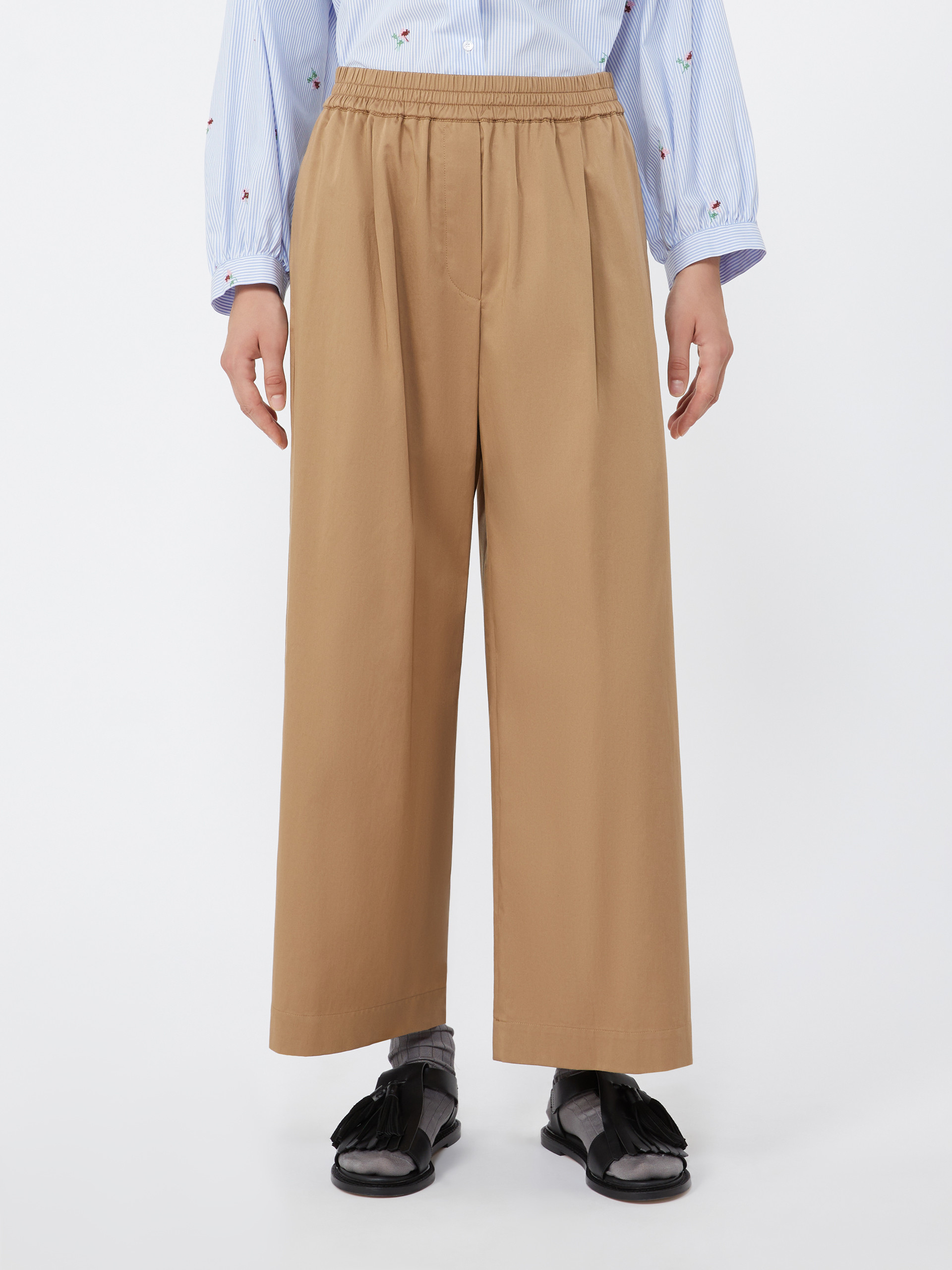 Cotton rasetto trousers - Weekend Max Mara - 2