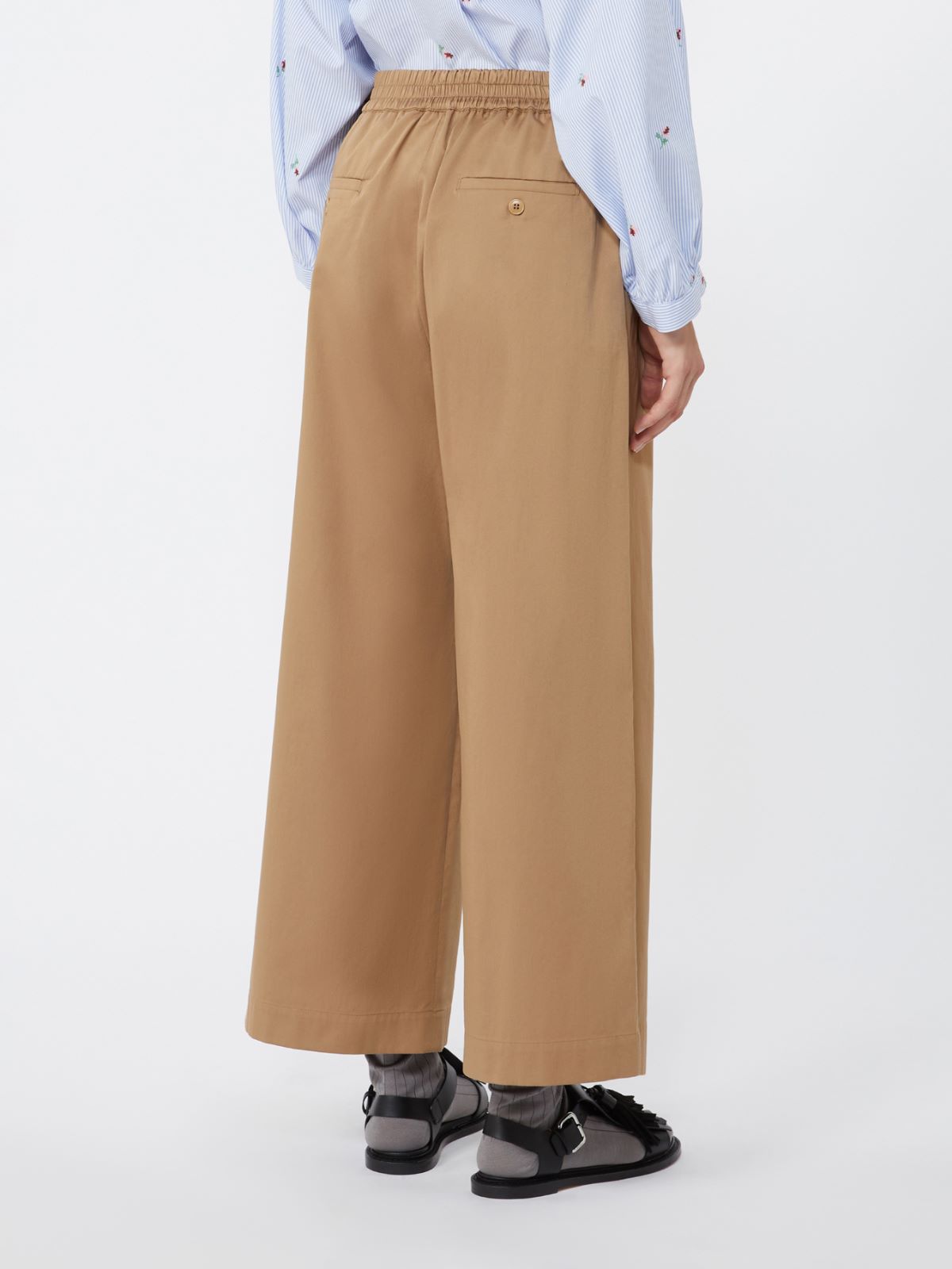 Cotton rasetto trousers - Weekend Max Mara - 3