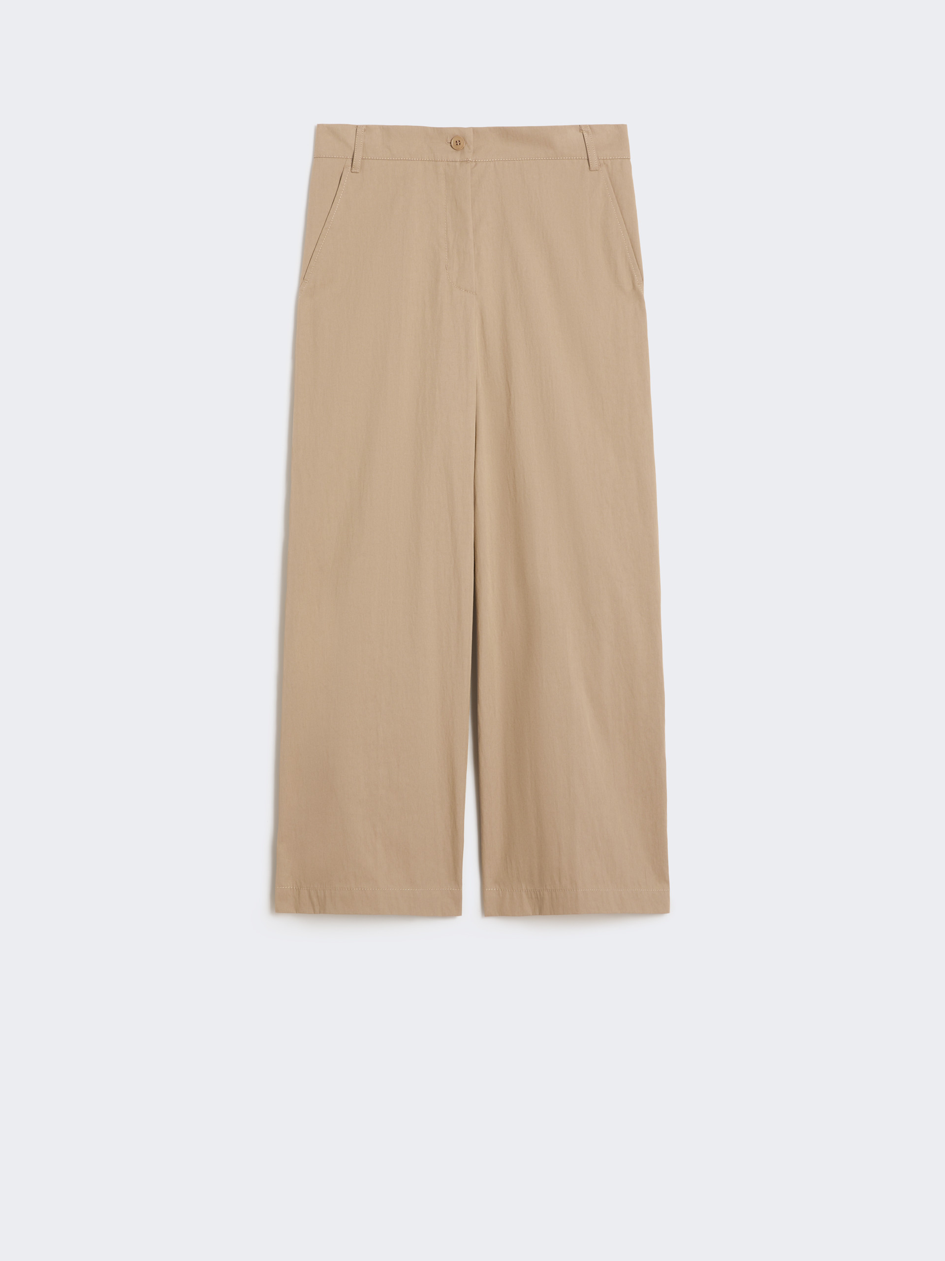 Washed gabardine trousers - HAZELNUT BROWN - Weekend Max Mara - 5