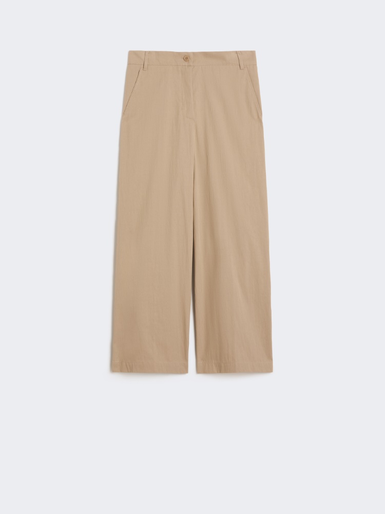 Washed gabardine trousers - HAZELNUT BROWN - Weekend - 2
