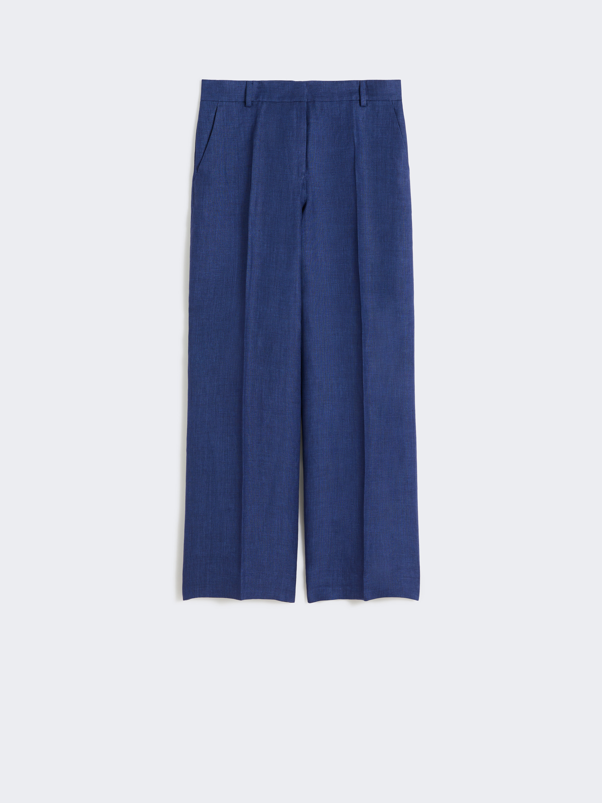 Linen canvas trousers - NAVY - Weekend Max Mara - 4