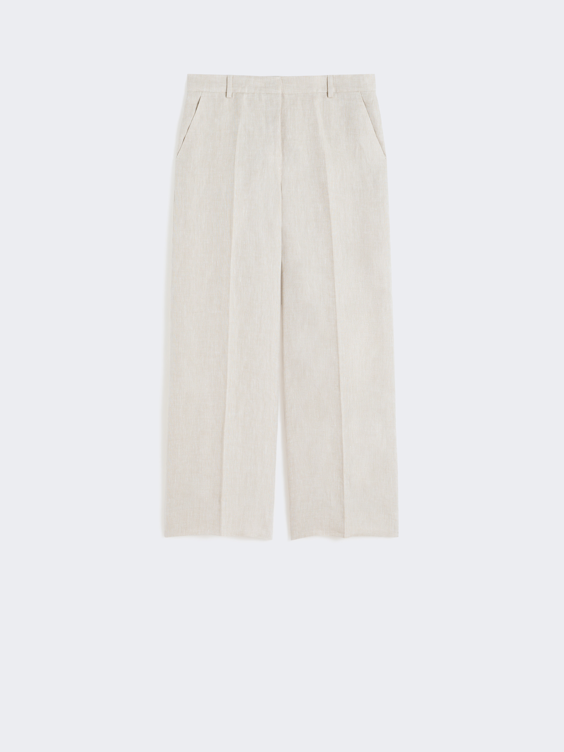 Linen canvas trousers - ECRU - Weekend Max Mara - 5
