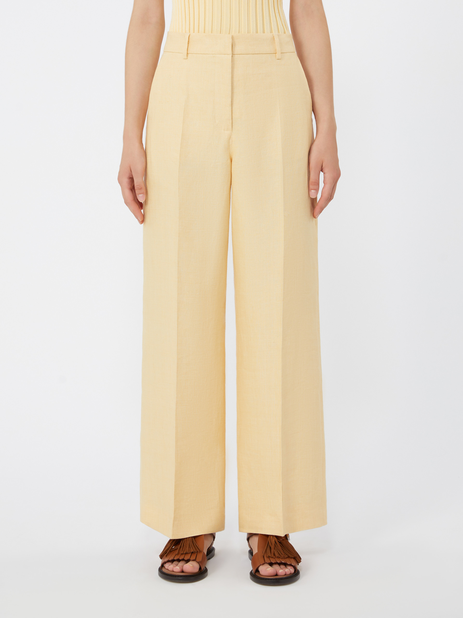 Linen canvas trousers - Weekend Max Mara - 2