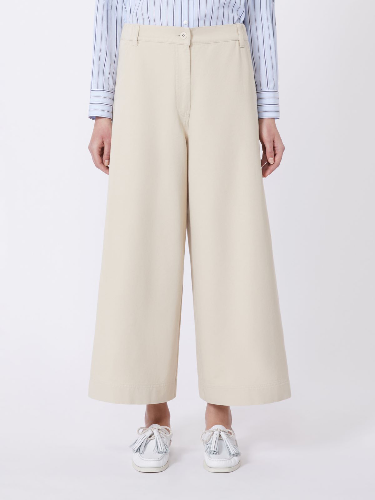 Cotton drill trousers - SAND - Weekend - 2