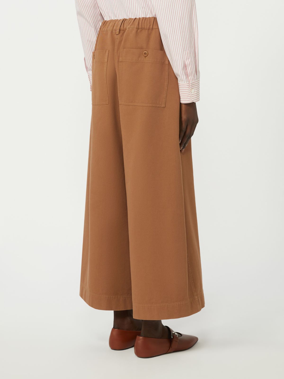 Cotton drill trousers - TOBACCO - Weekend - 3