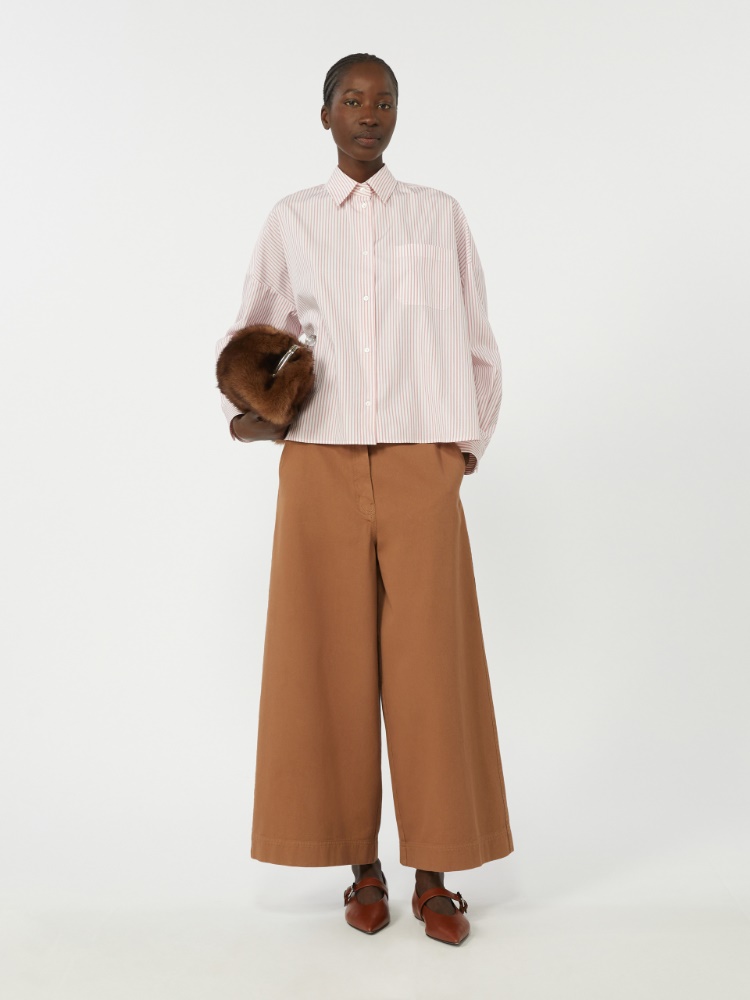 Cotton drill trousers - TOBACCO - Weekend