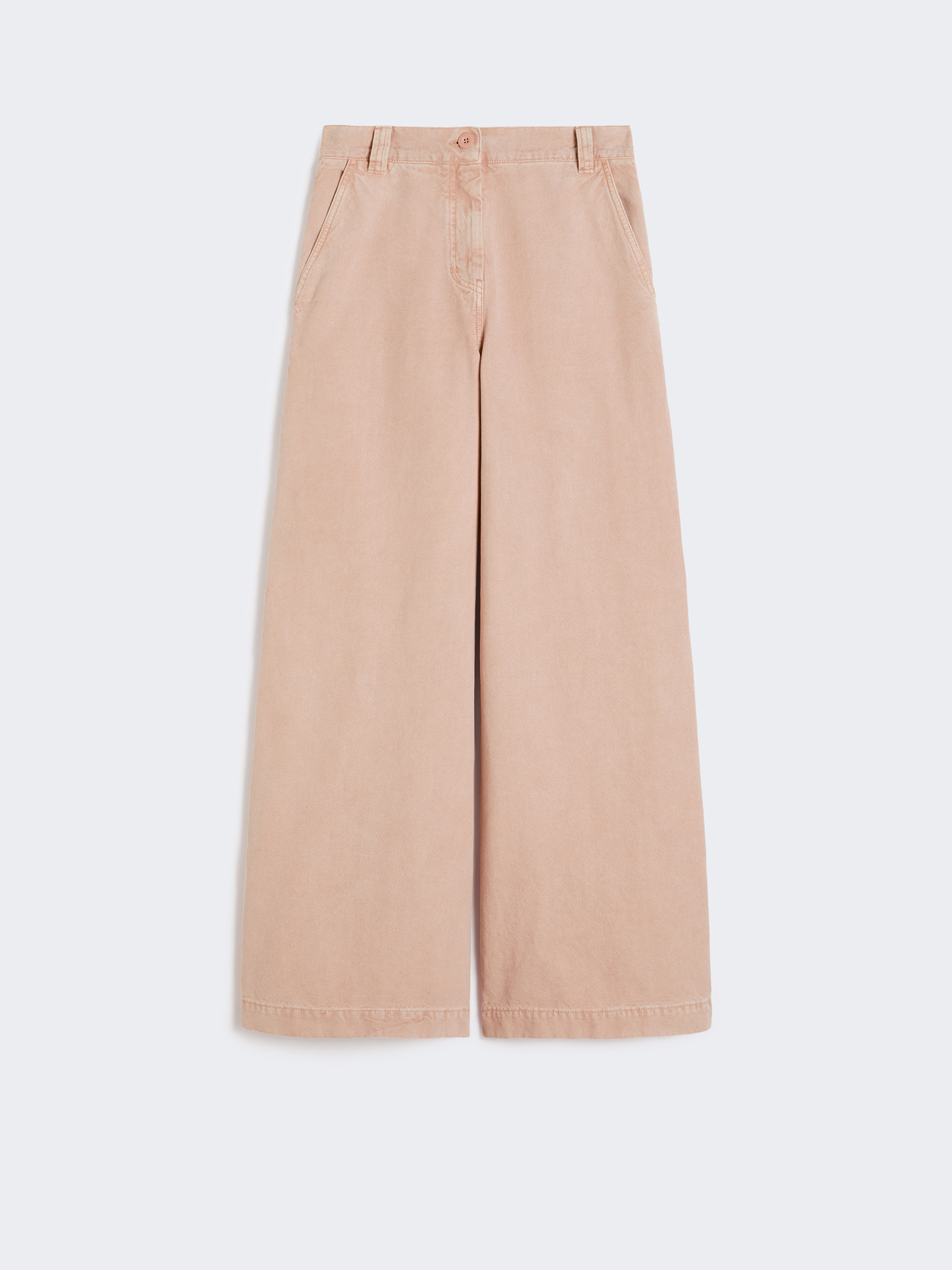 Cotton canvas wide-leg trousers - PINK - Weekend Max Mara - 5