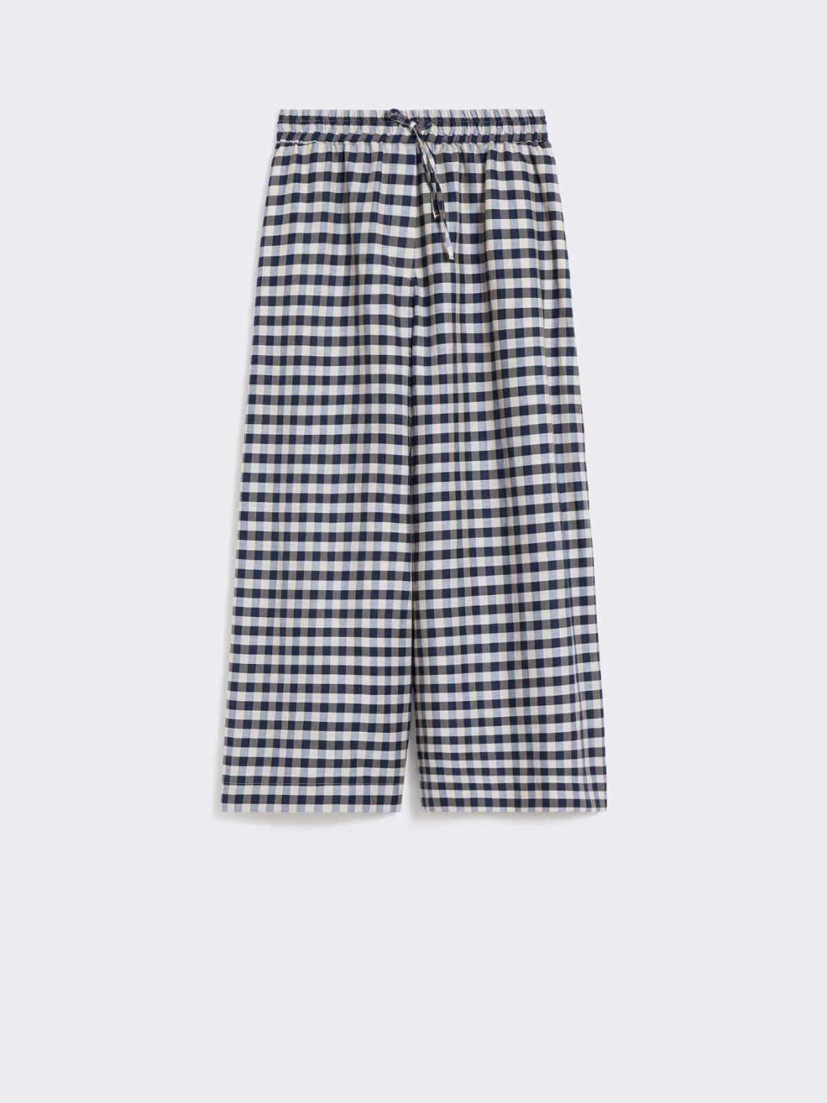 Cotton and ramie Batavia trousers - NAVY - Weekend - 4