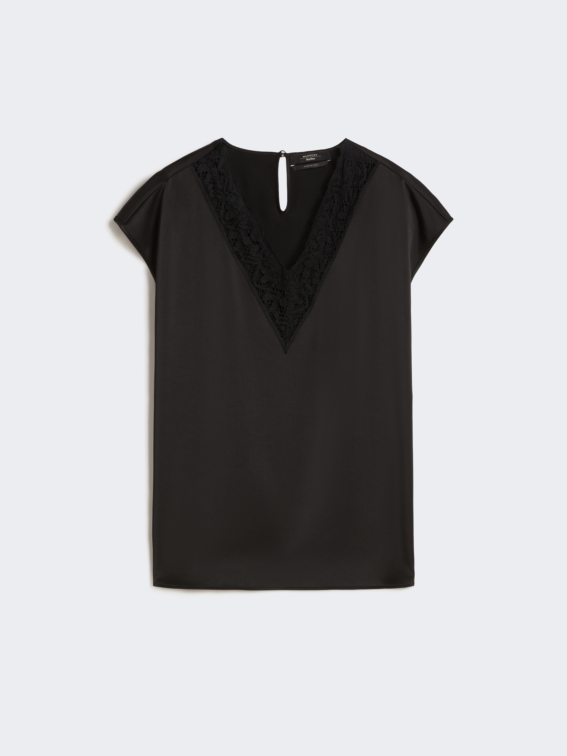 Feminine satin top - BLACK - Weekend Max Mara - 5