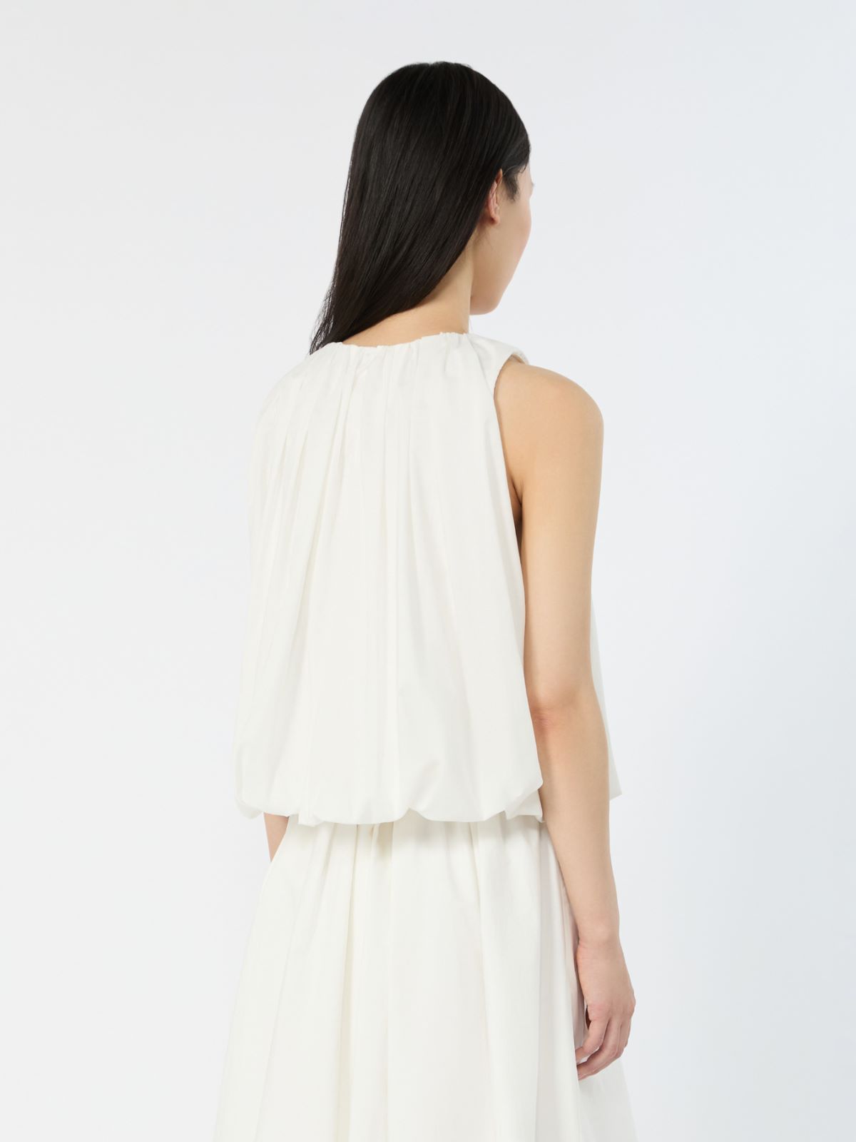 Cotton muslin top - WHITE - Weekend - 3