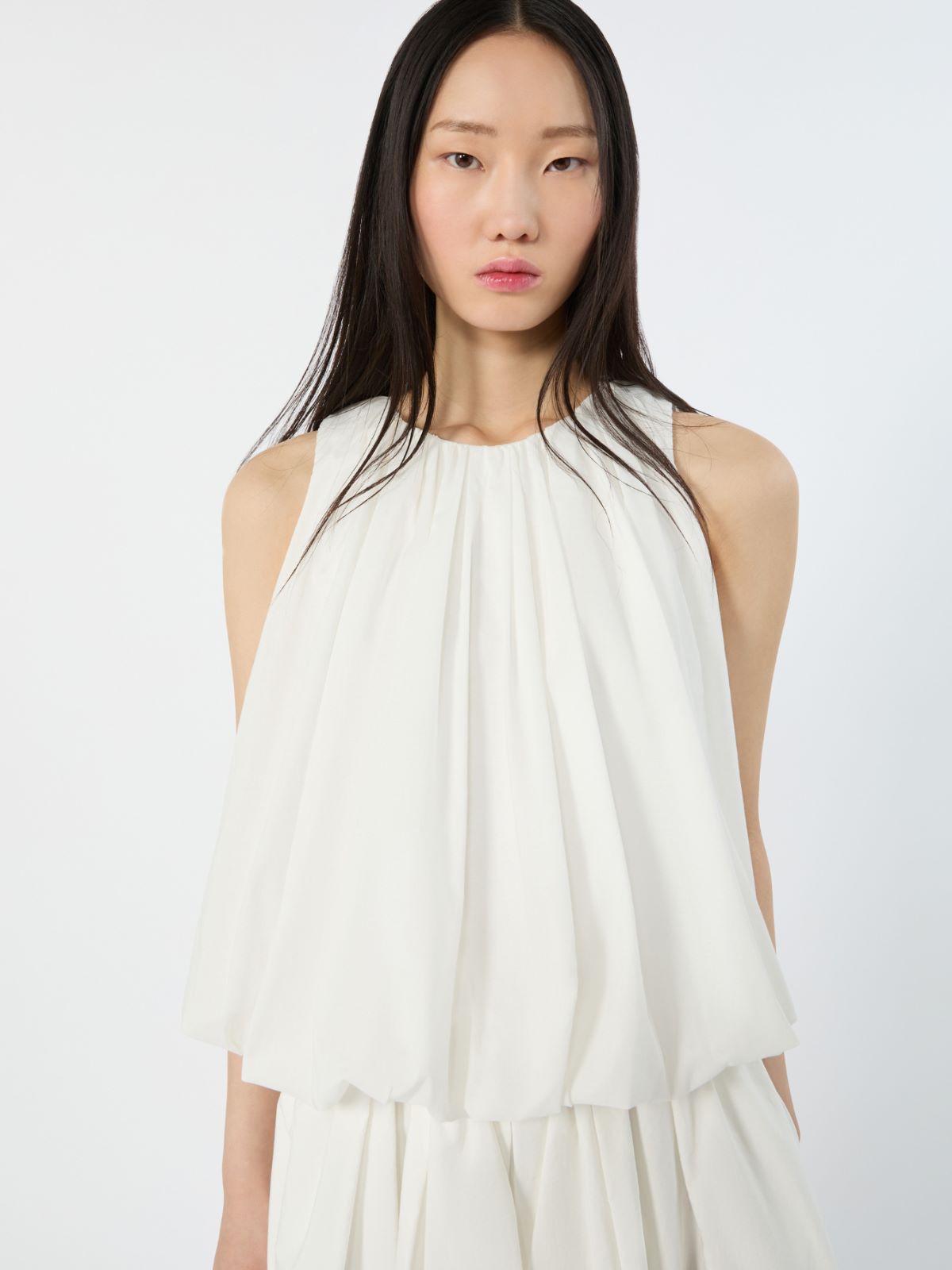 Cotton muslin top - WHITE - Weekend - 4