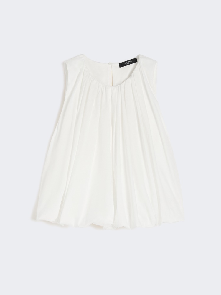 Cotton muslin top - WHITE - Weekend - 6