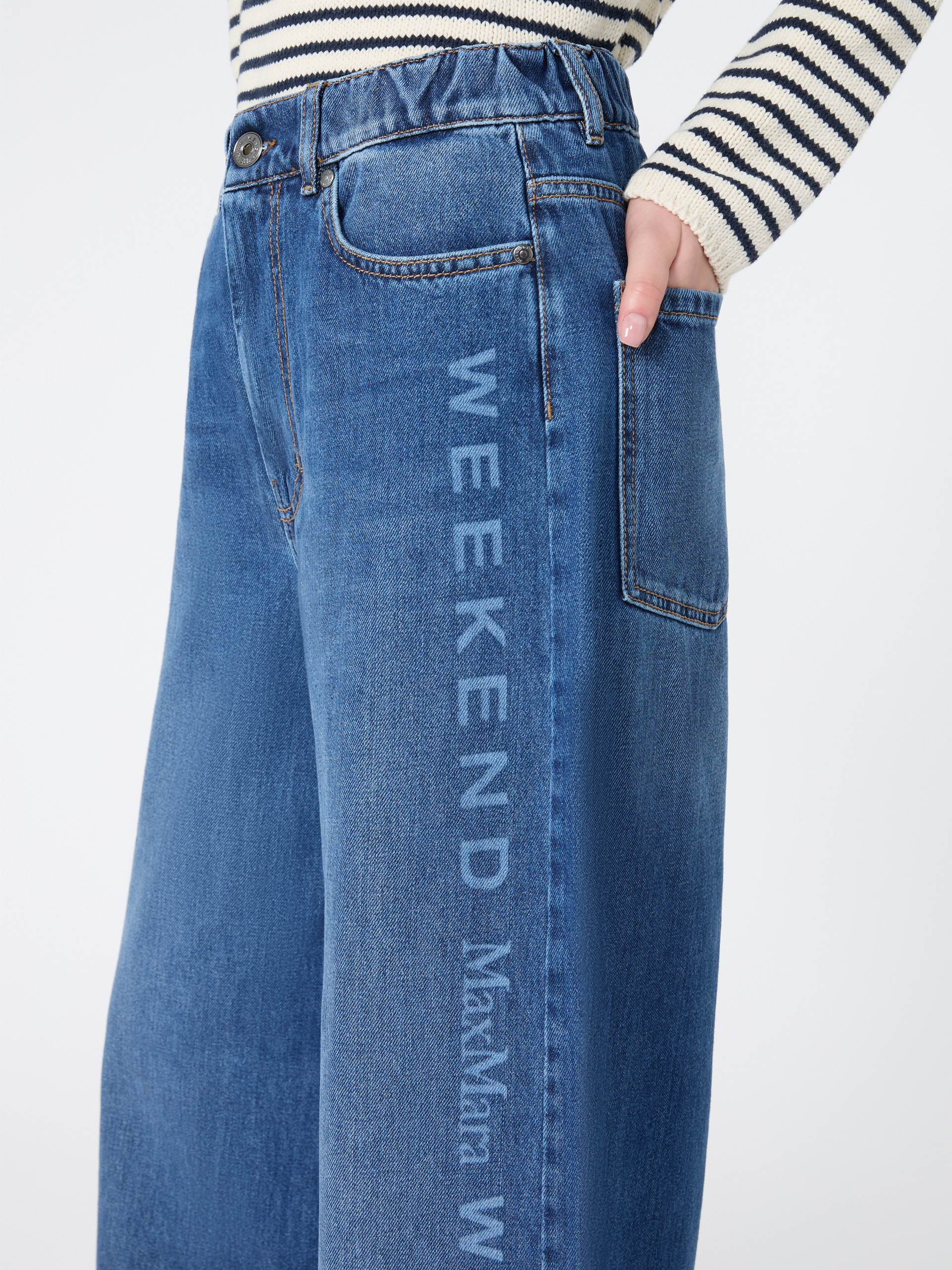 Authentic cotton denim jeans - NAVY - Weekend Max Mara - 4