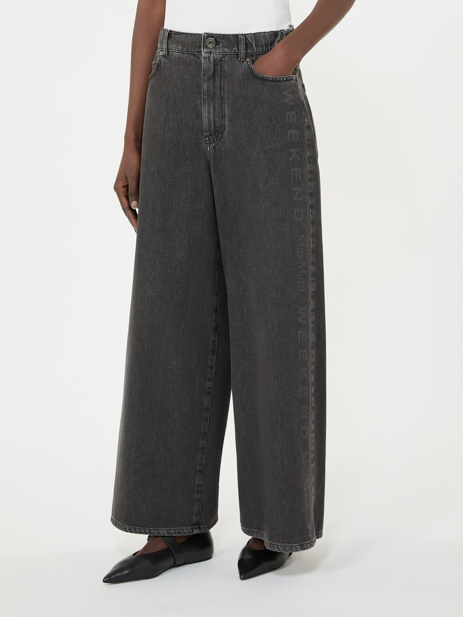 Authentic cotton denim jeans - BLACK - Weekend Max Mara - 2
