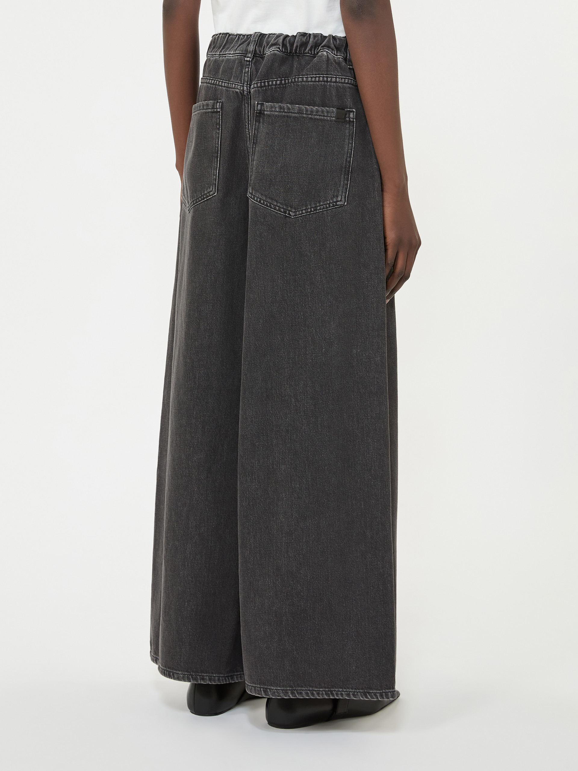 Authentic cotton denim jeans - BLACK - Weekend Max Mara - 3