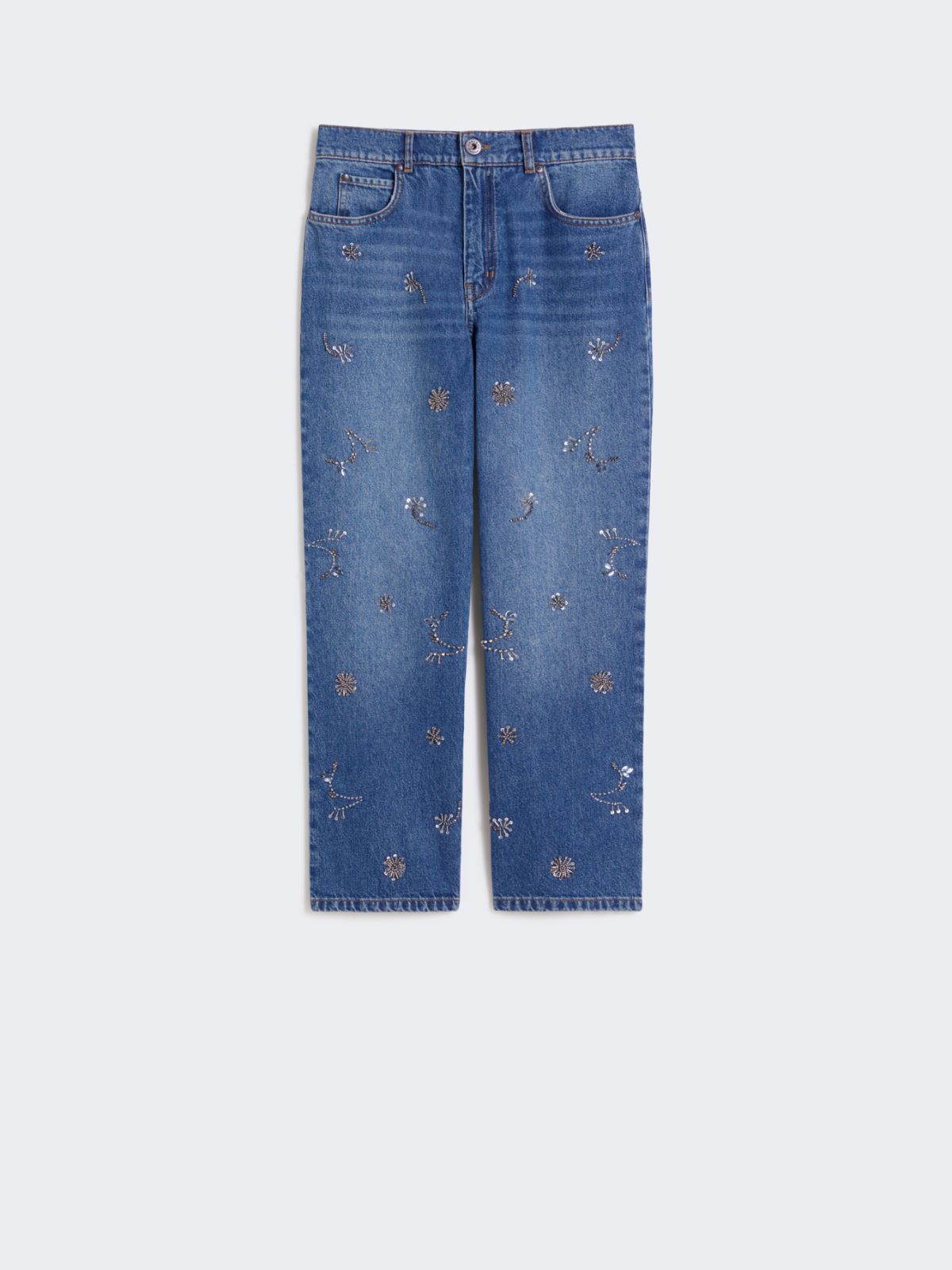 Embroidered denim jeans - NAVY - Weekend - 5
