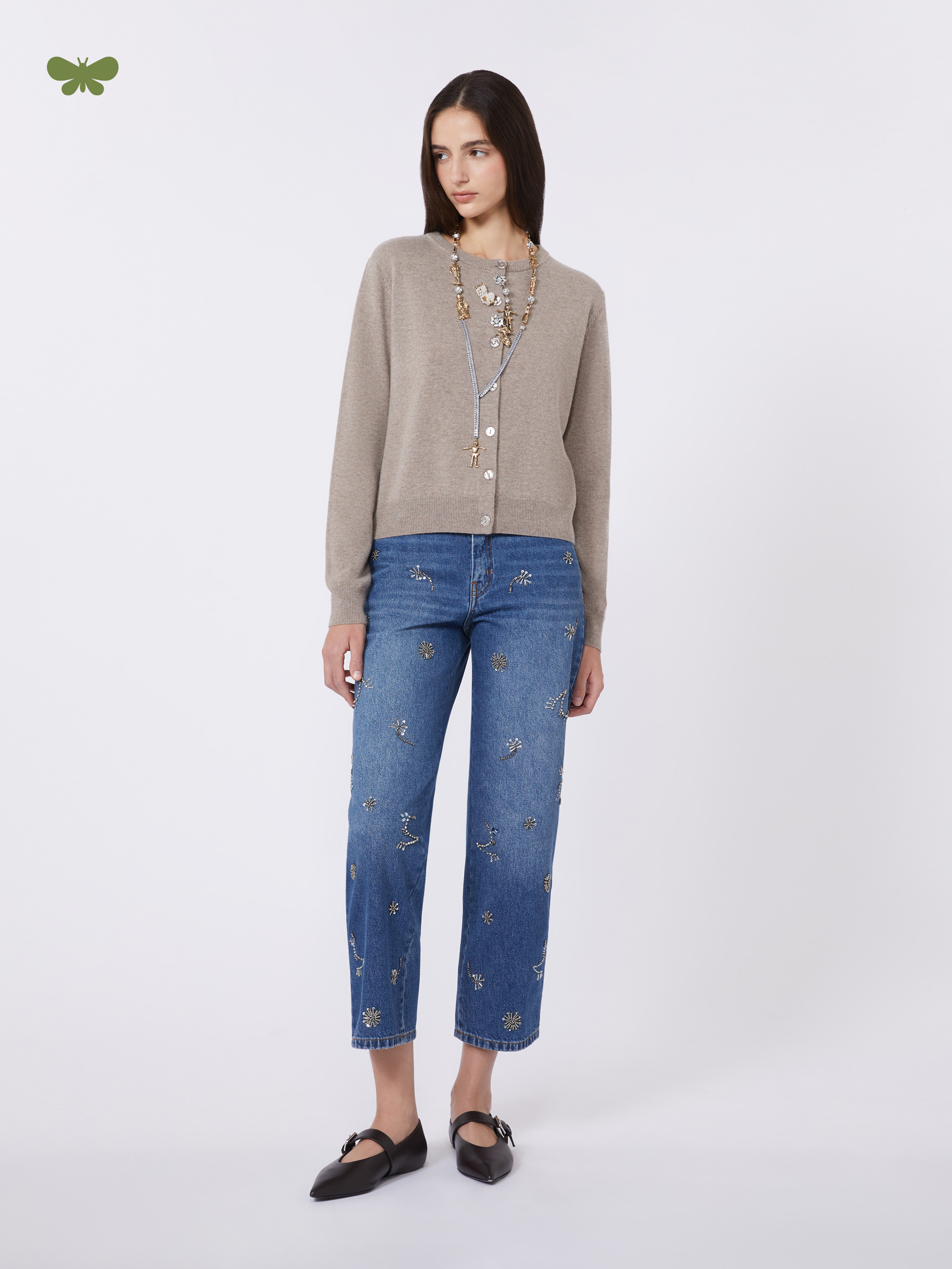 Embroidered denim jeans - Weekend Max Mara