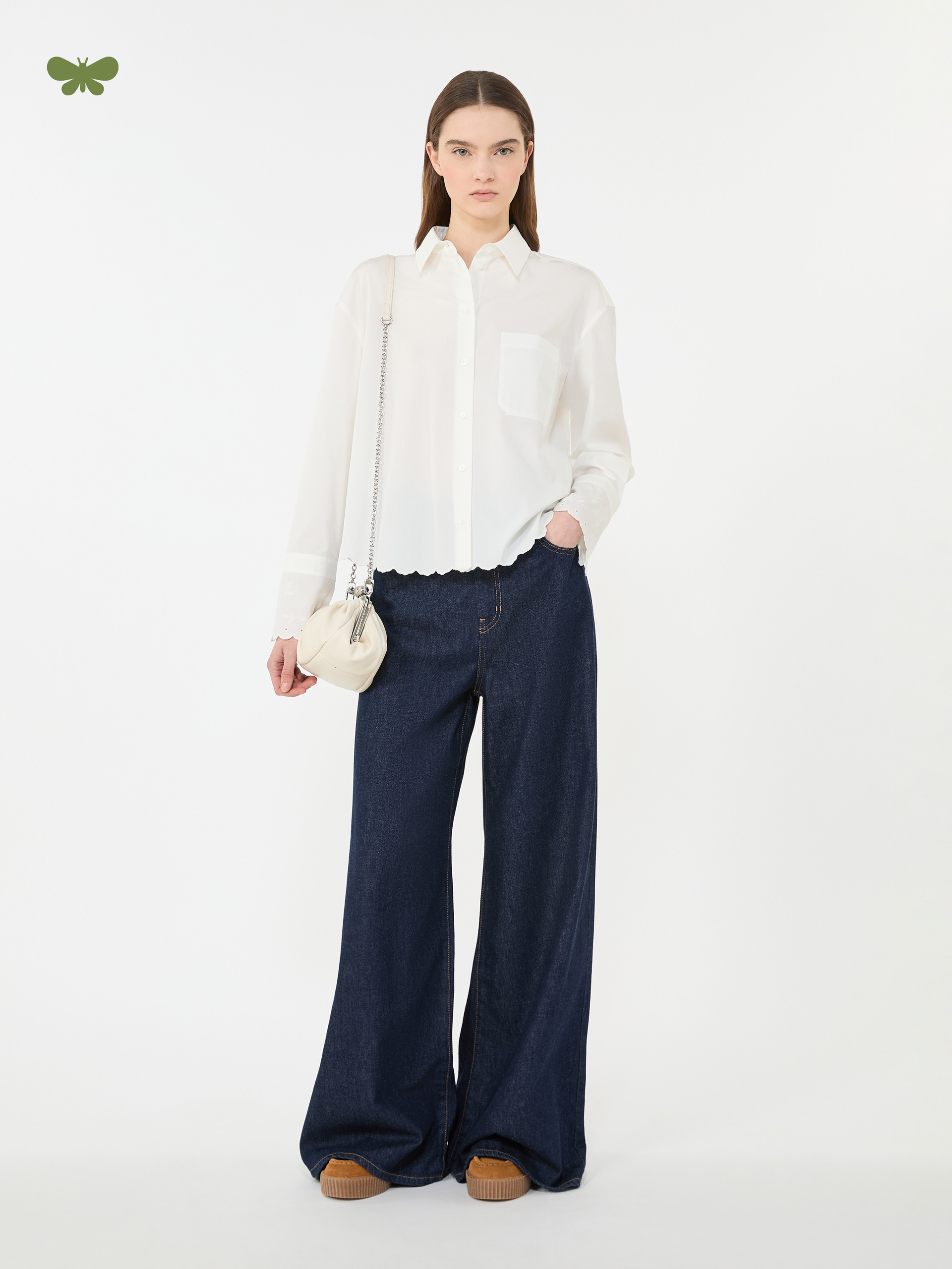 Soft cotton denim jeans - NAVY - Weekend Max Mara
