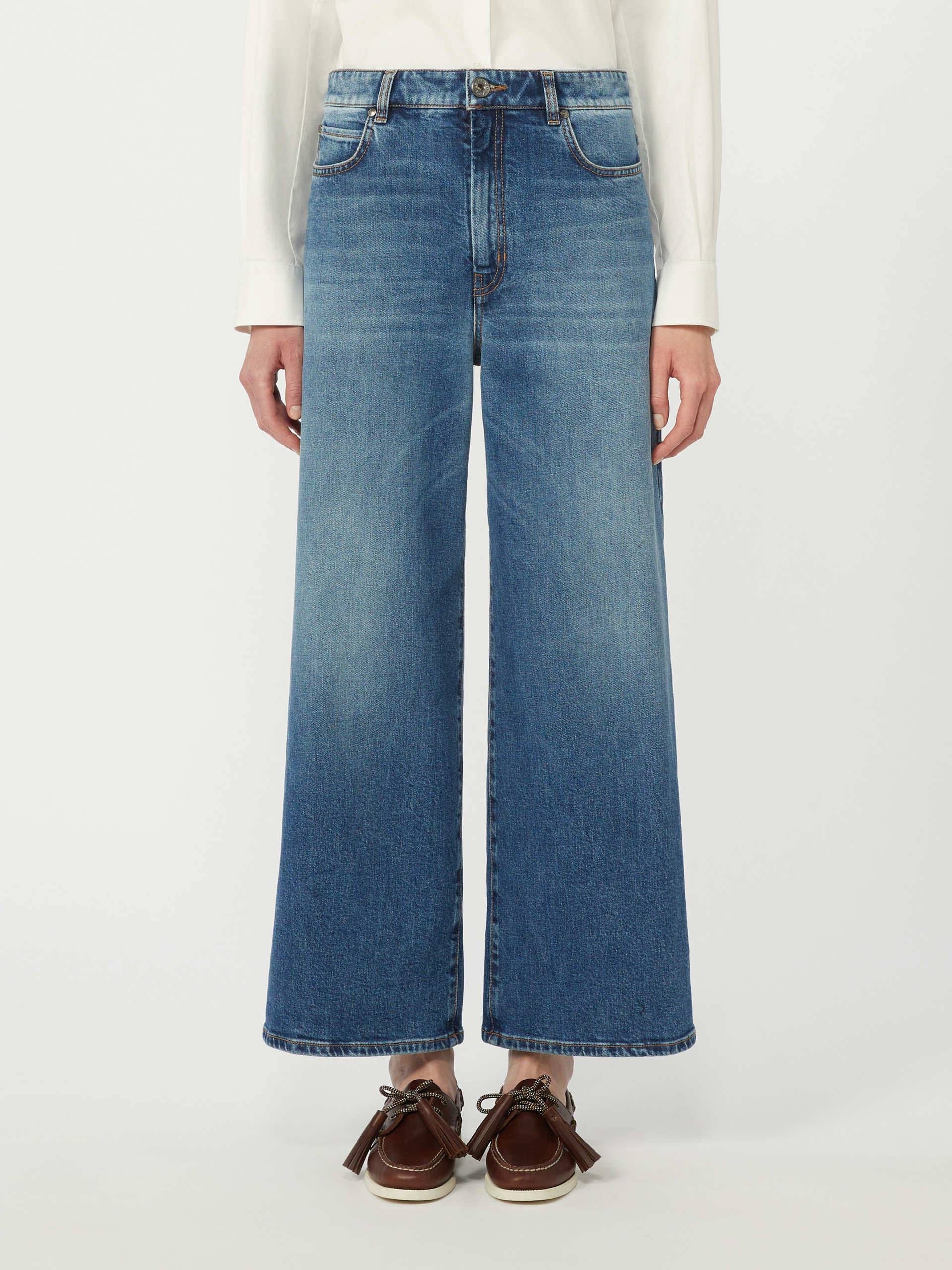 Flared comfortable denim jeans - NAVY - Weekend Max Mara - 2