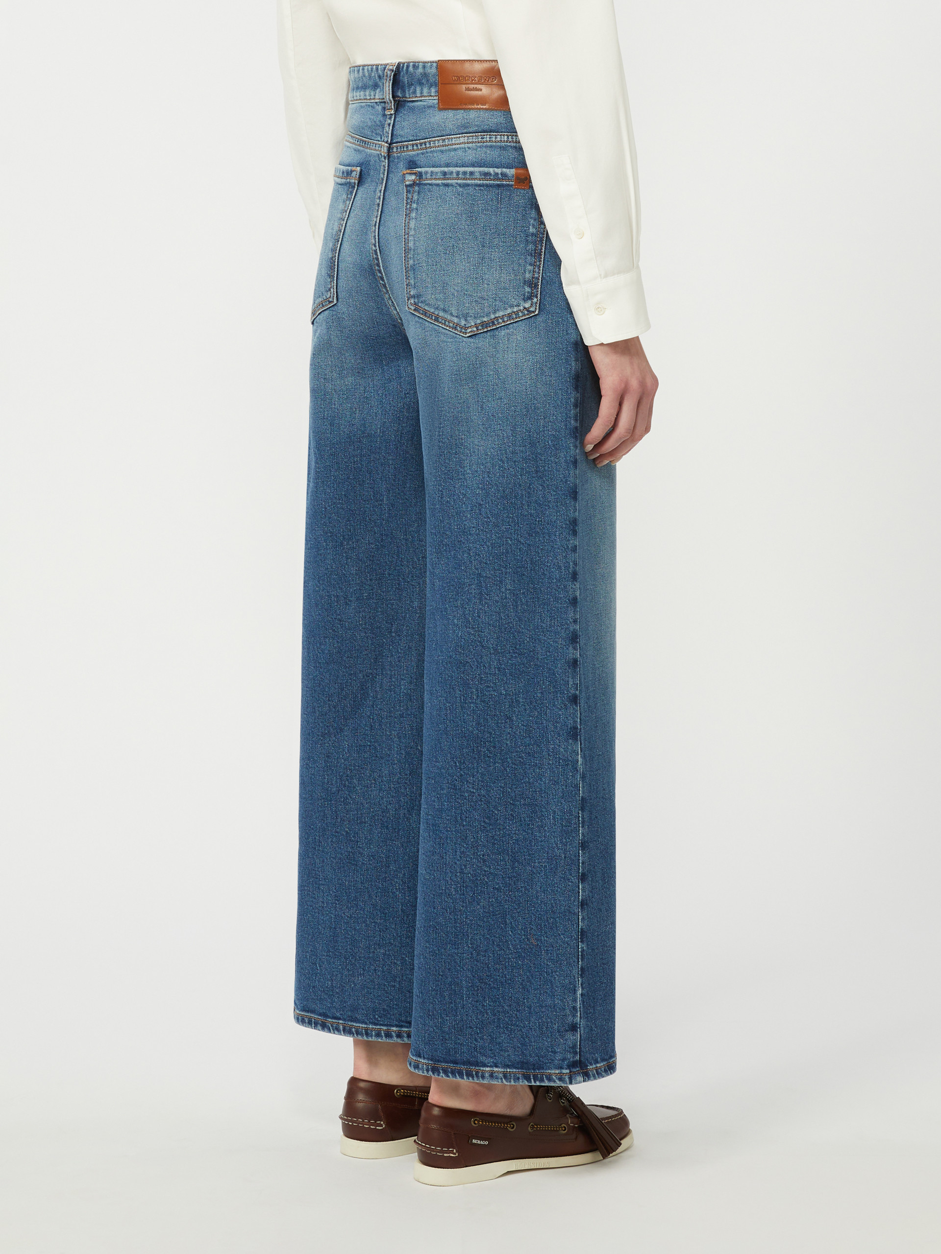 Flared comfortable denim jeans - NAVY - Weekend Max Mara - 3