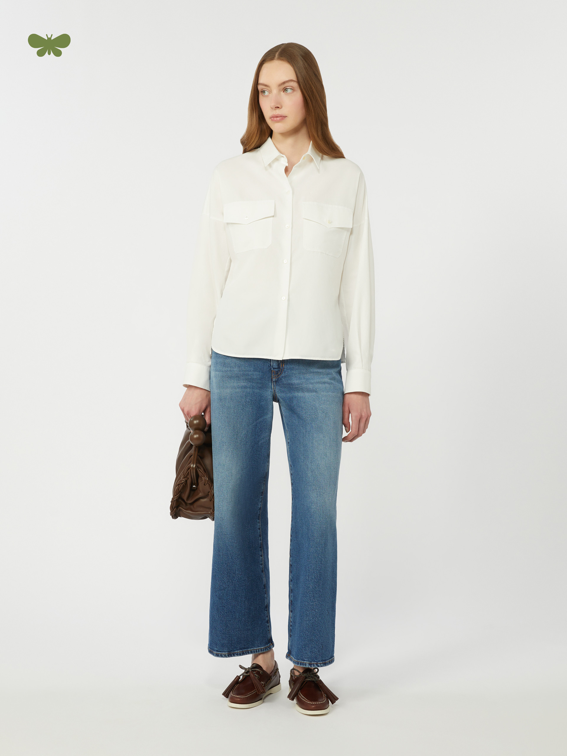 Flared comfortable denim jeans - NAVY - Weekend Max Mara