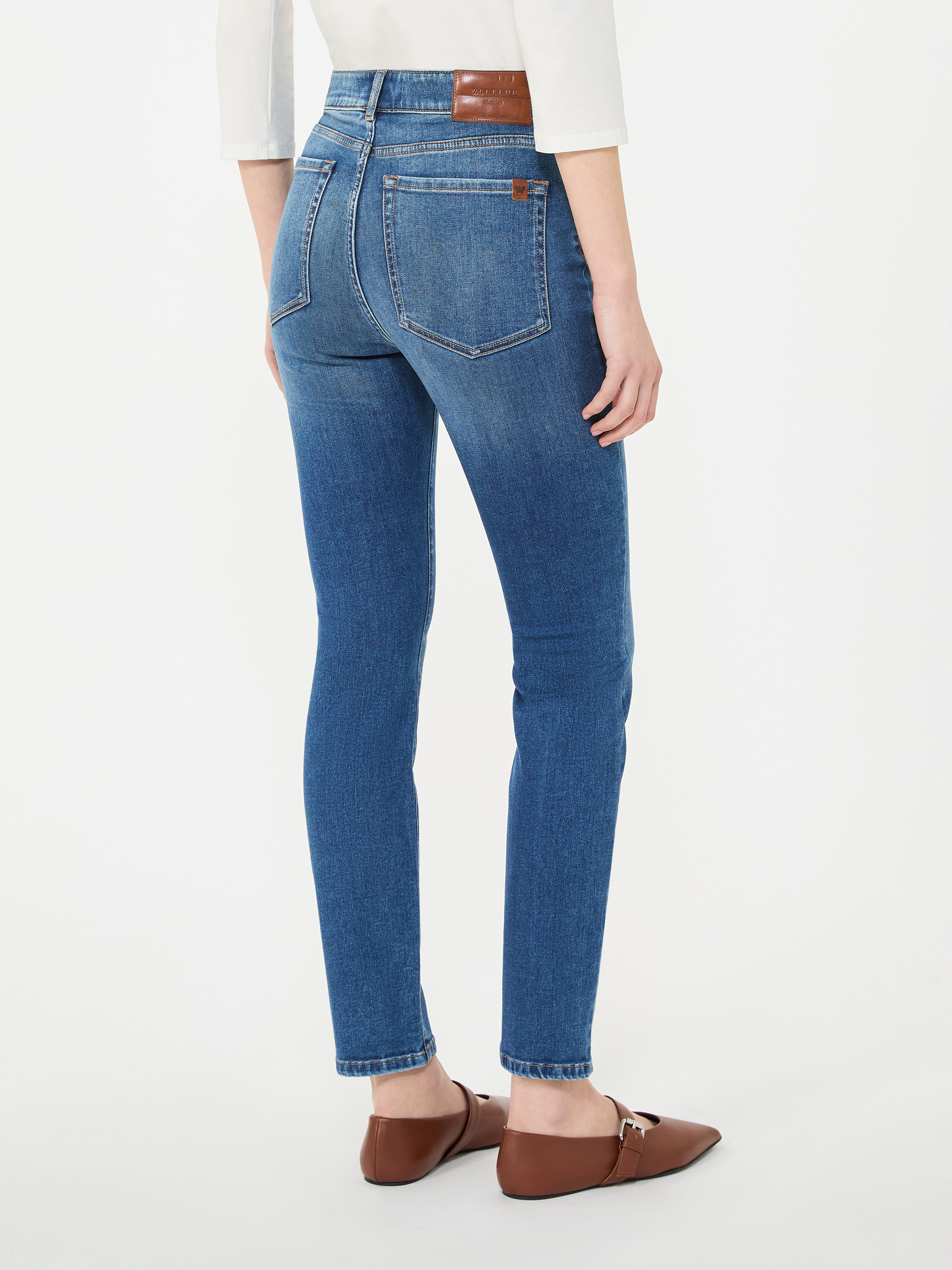 Stretch denim skinny jeans - NAVY - Weekend Max Mara - 3