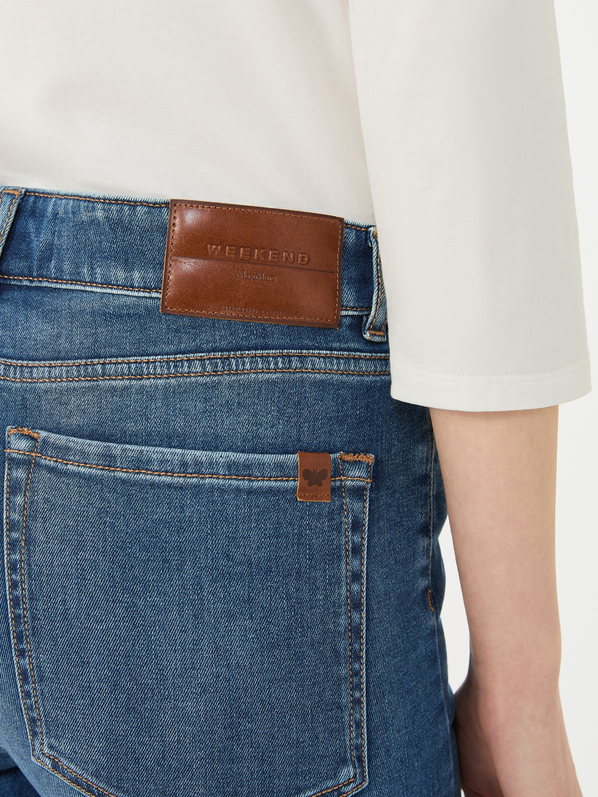 Stretch denim skinny jeans - NAVY - Weekend Max Mara - 4