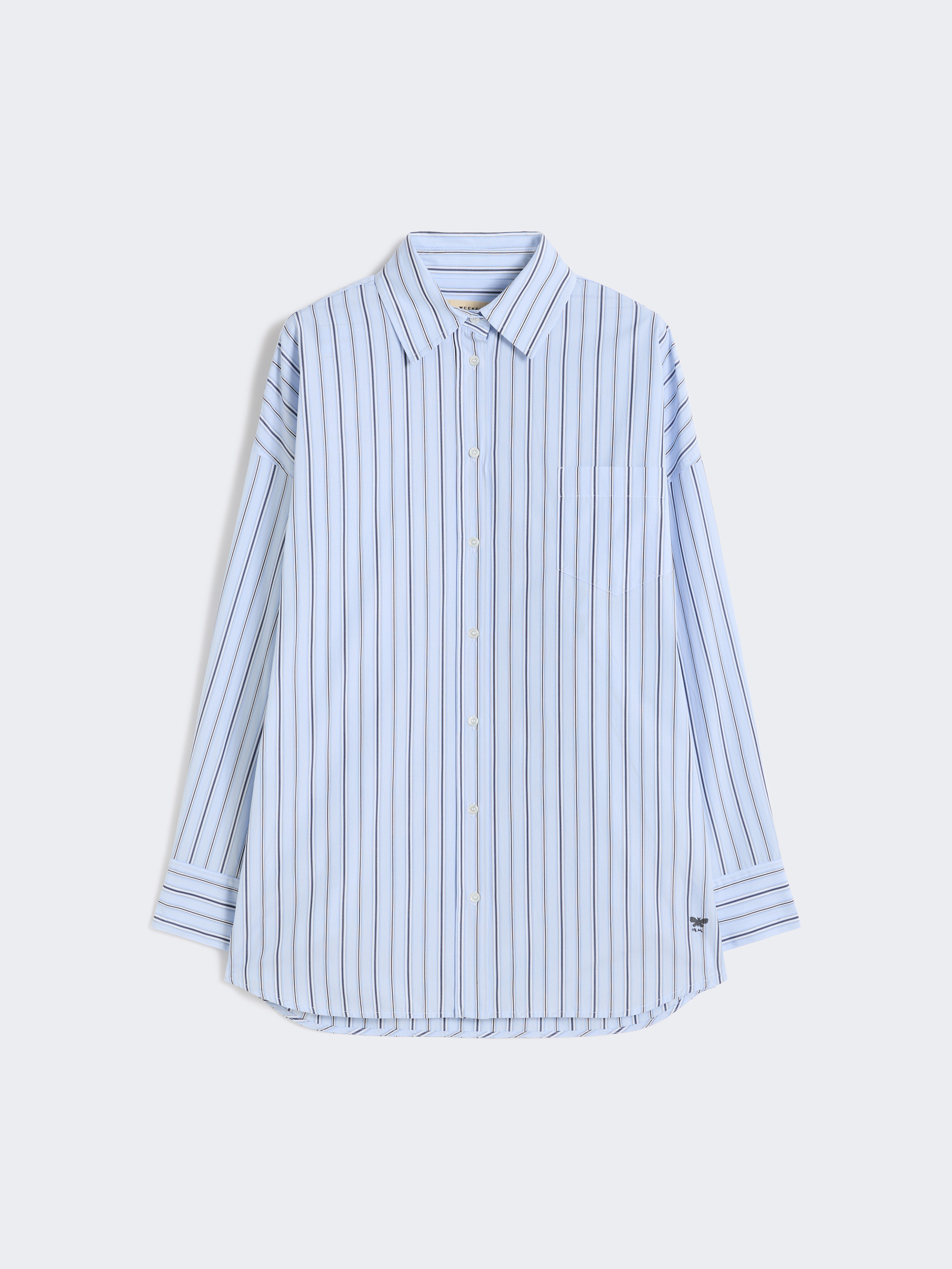 Oversized striped cotton shirt - Weekend Max Mara - 7