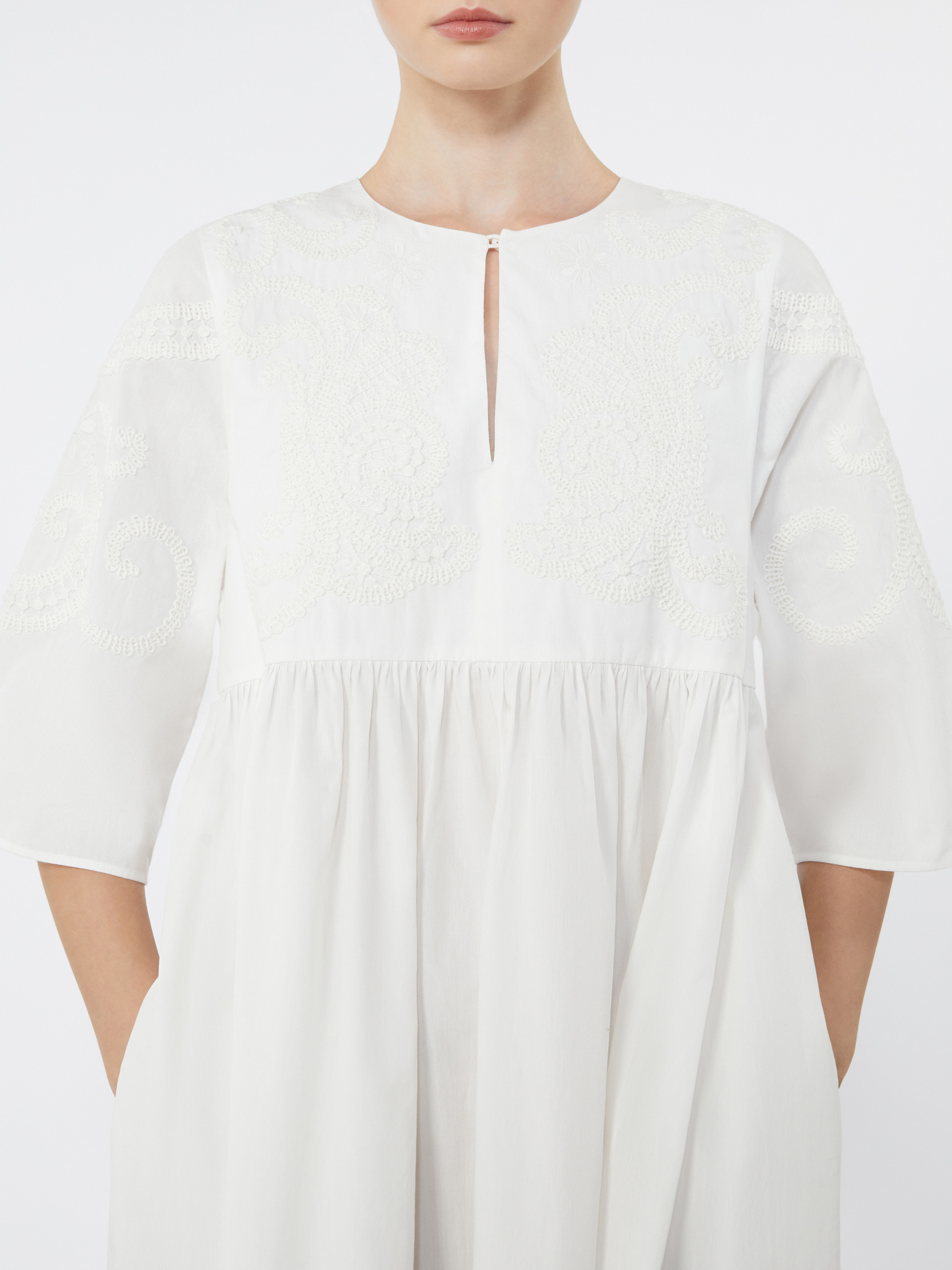 Soft cotton poplin dress - Weekend Max Mara - 4